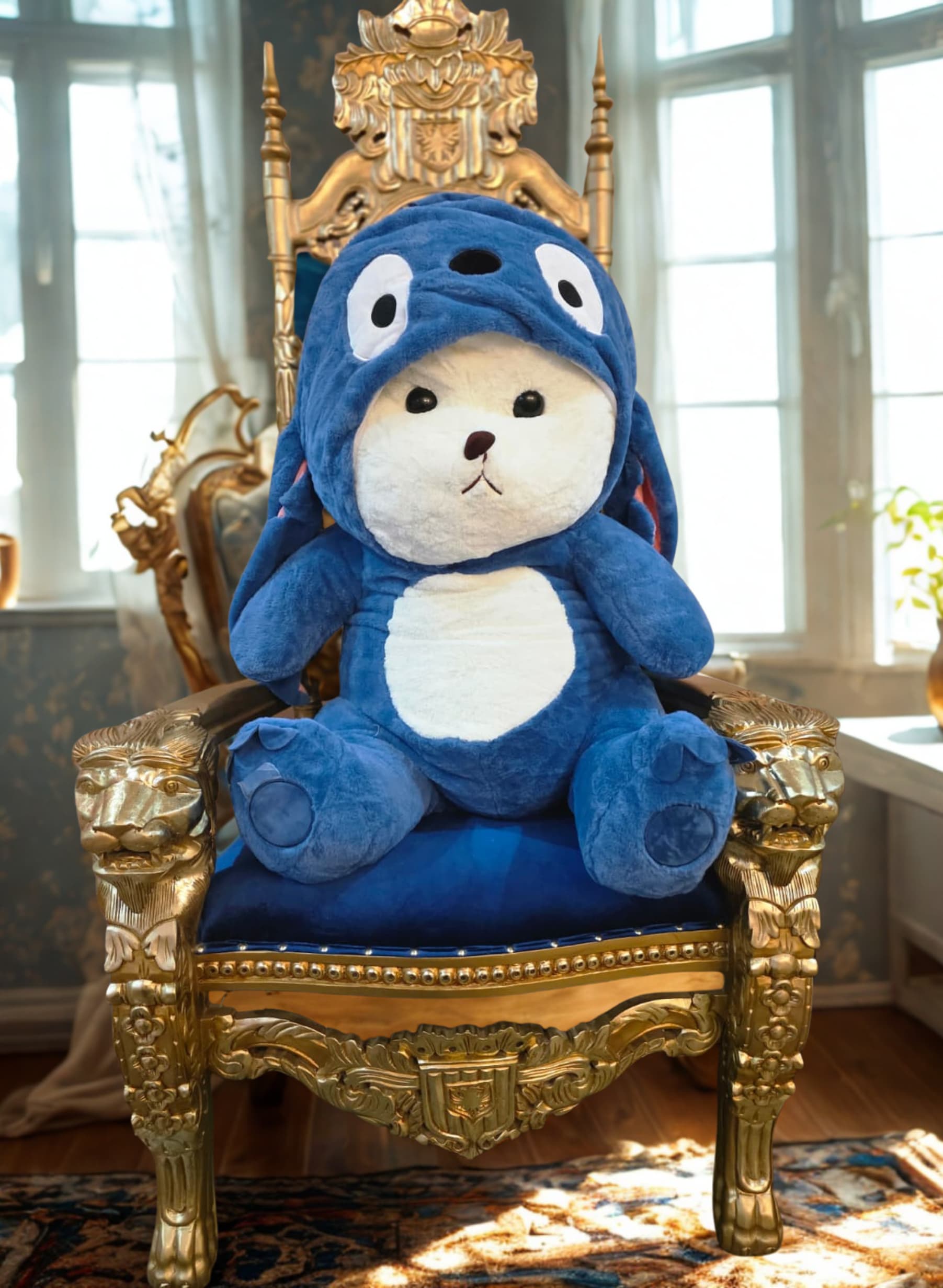 Bear whit Stich pajama - teddy bear 44", whit pajama stich,