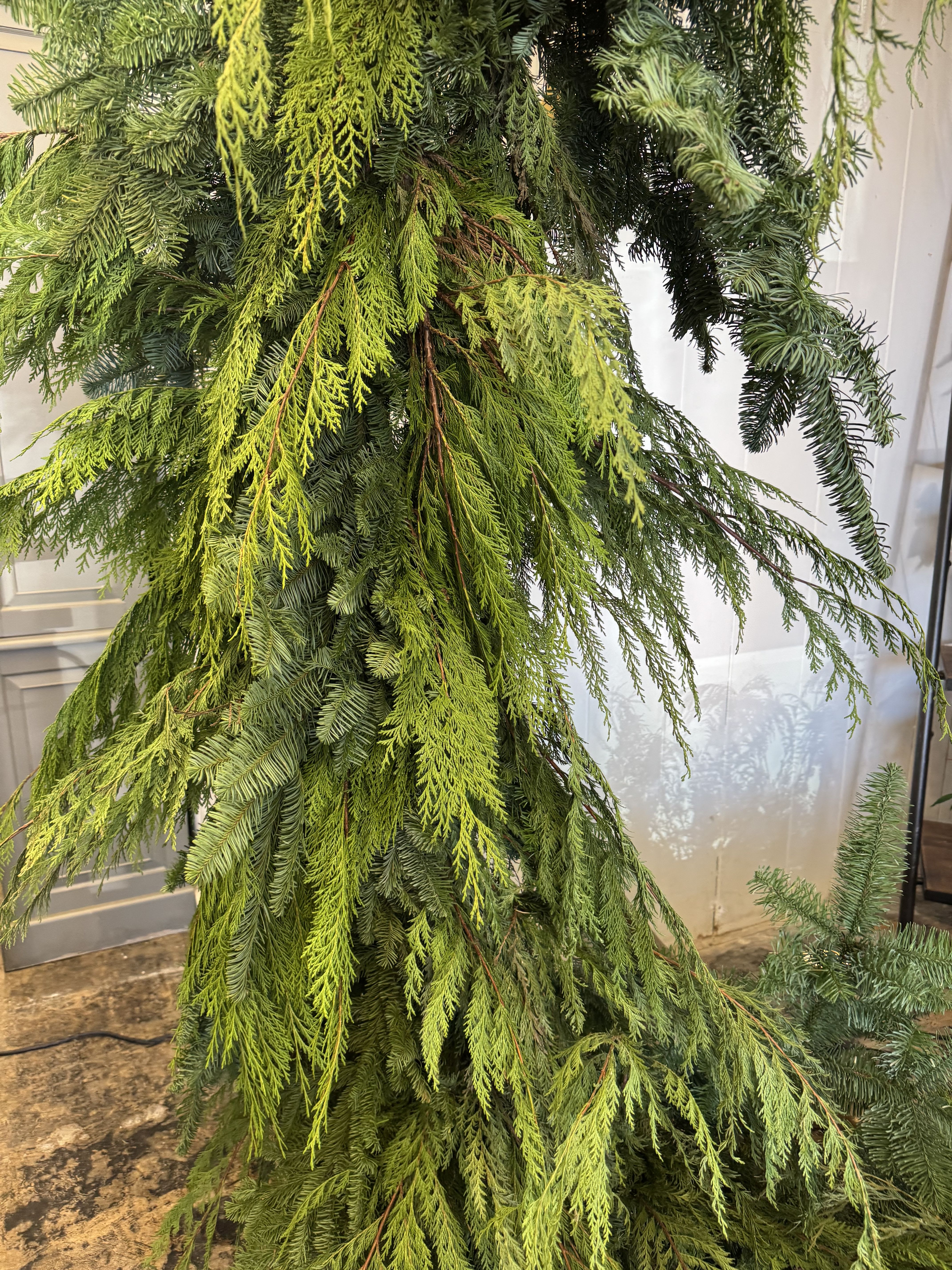 Custom Garland - Custom Christmas or greens garland. Perfect to accentuate any tablescape for all type of events and holidays! Garland is priced per foot, add in quantity to specify the length of your garland (i.e. qty. 3 = 3 feet in length).   Garland is pretty hearty and can be customized with up to three different types of greens. Please call or specify when submitting your order. 