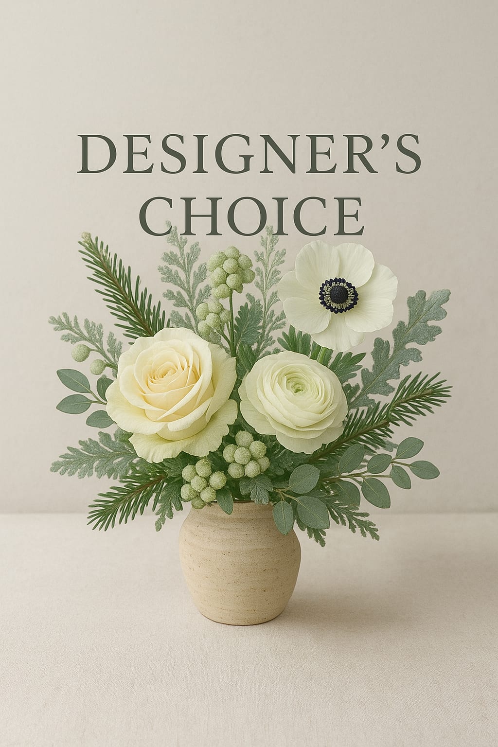 Seasonal charm  - Our Designer’s Choice arrangement is a thoughtful, budget-friendly way to send a big smile. This medium vase arrangement is created by our talented designers to be memorable and full of seasonal charm.