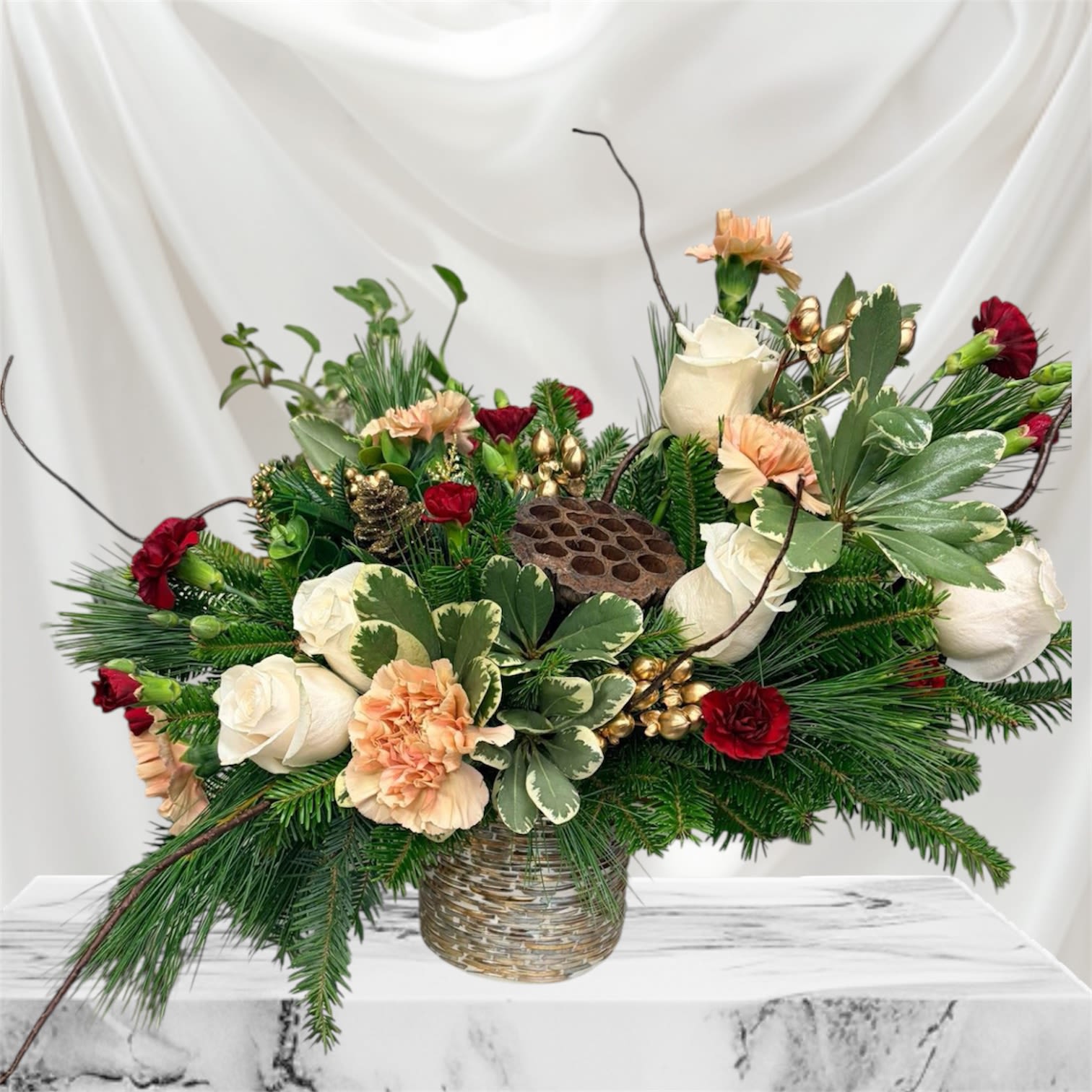 Season’s Greetings By Lotherington’s  - Season’s Greetings adds the perfect amount of flair to any holiday decor. 