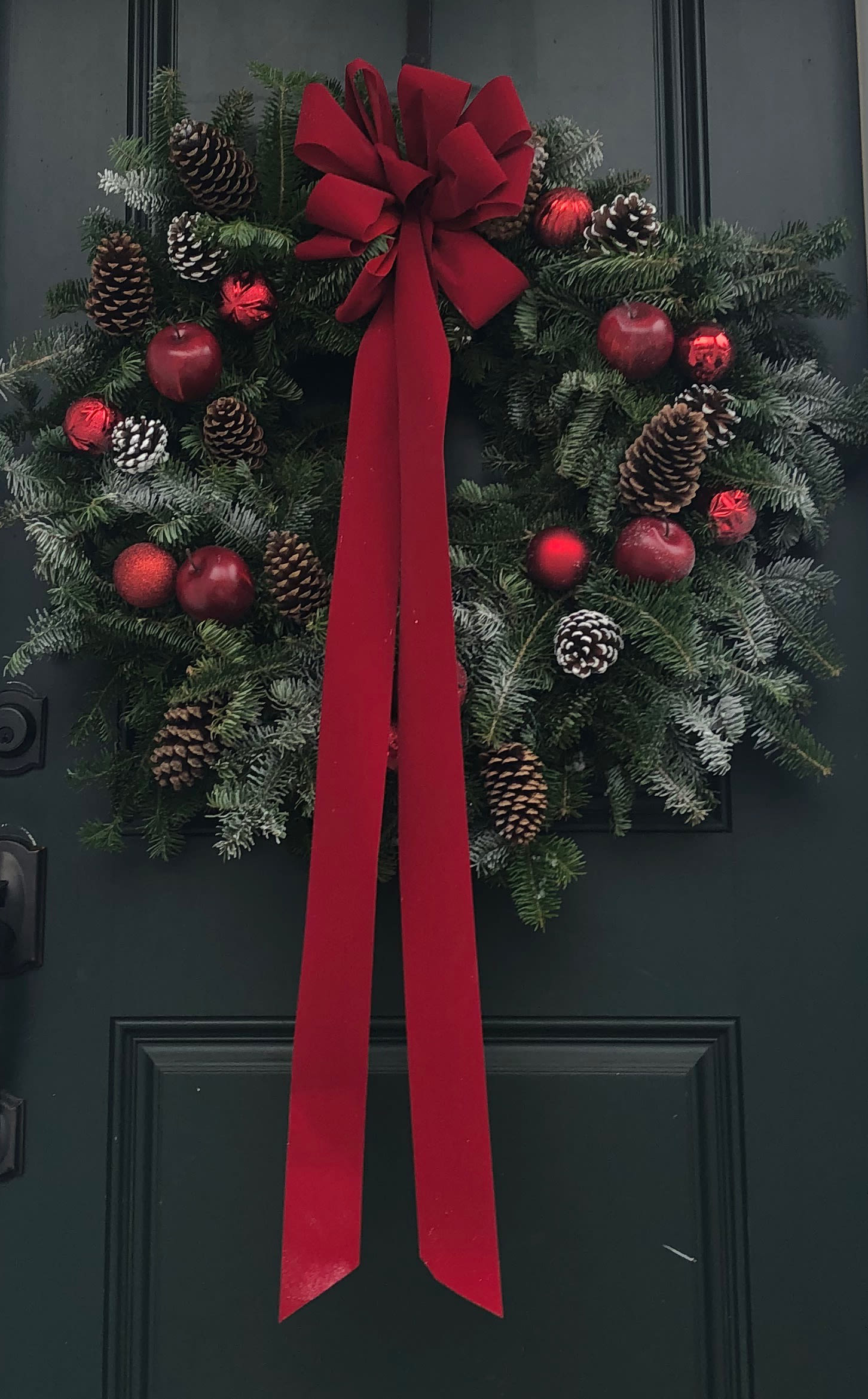 Custom Door Wreath - Let us make a custom door wreath for your holiday decor.
