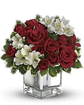 Jingle Bell Rock - Fresh holiday flowers and greens!