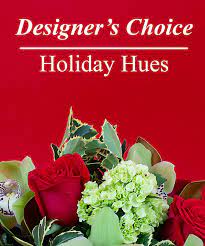Holiday Hues Desigers Choice - Let our professional designers make you a beautiful arrangement for the season!