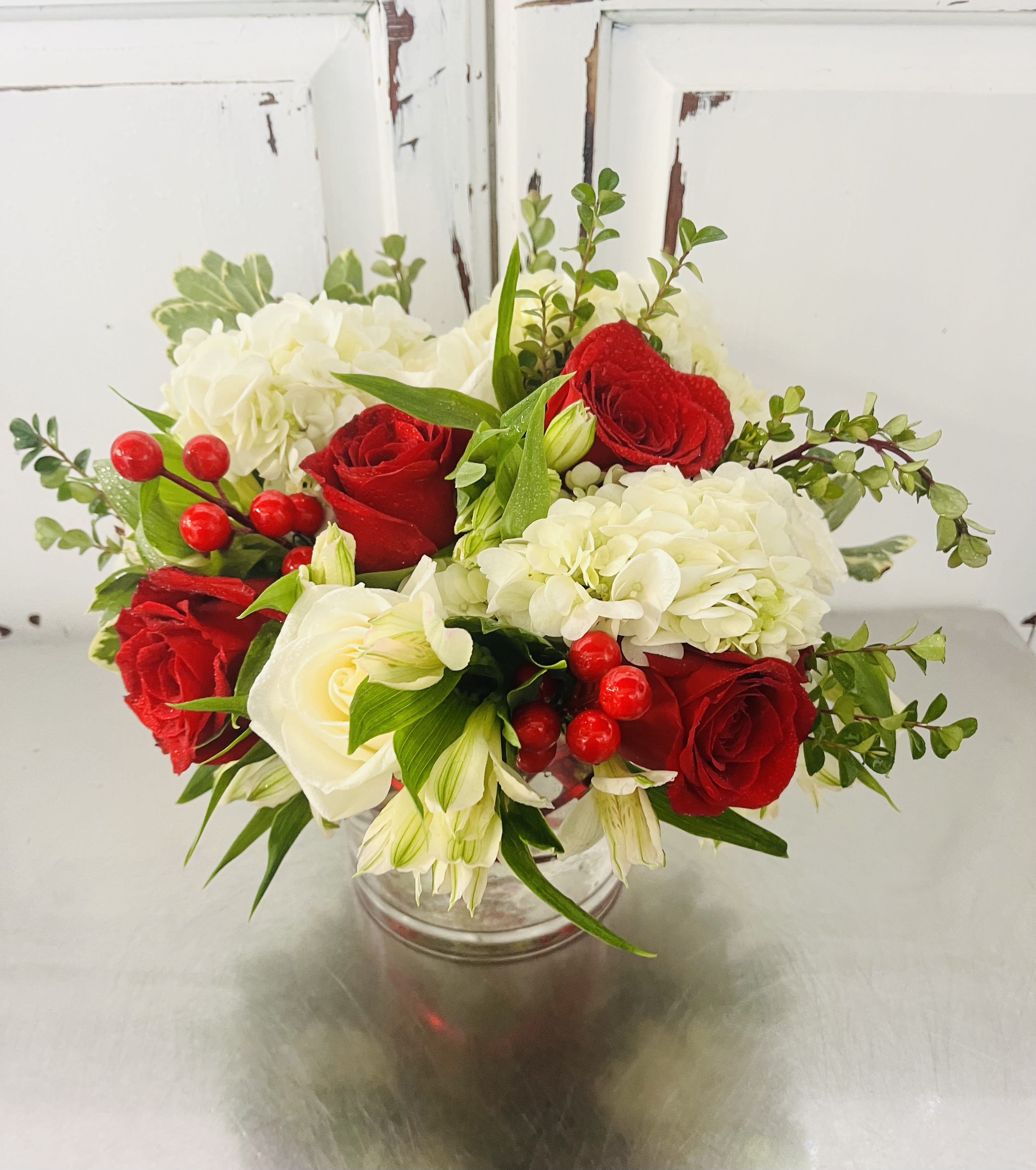 Classic Christmas  - The holidays filled with familiar sights and smells are so comforting.  This design covers all the bases. Smells festive and looks even more festive, bringing good cheer to all. Kindly call directly with any questions or concerns. 707-479-1606.