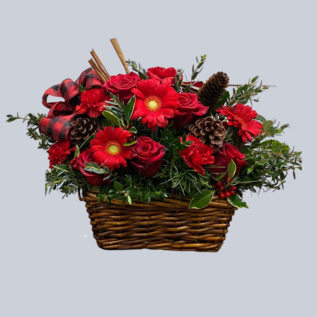 Holiday Spice - This basket celebrates the seasons deep and rich colors....reminiscent of the spices of the season.