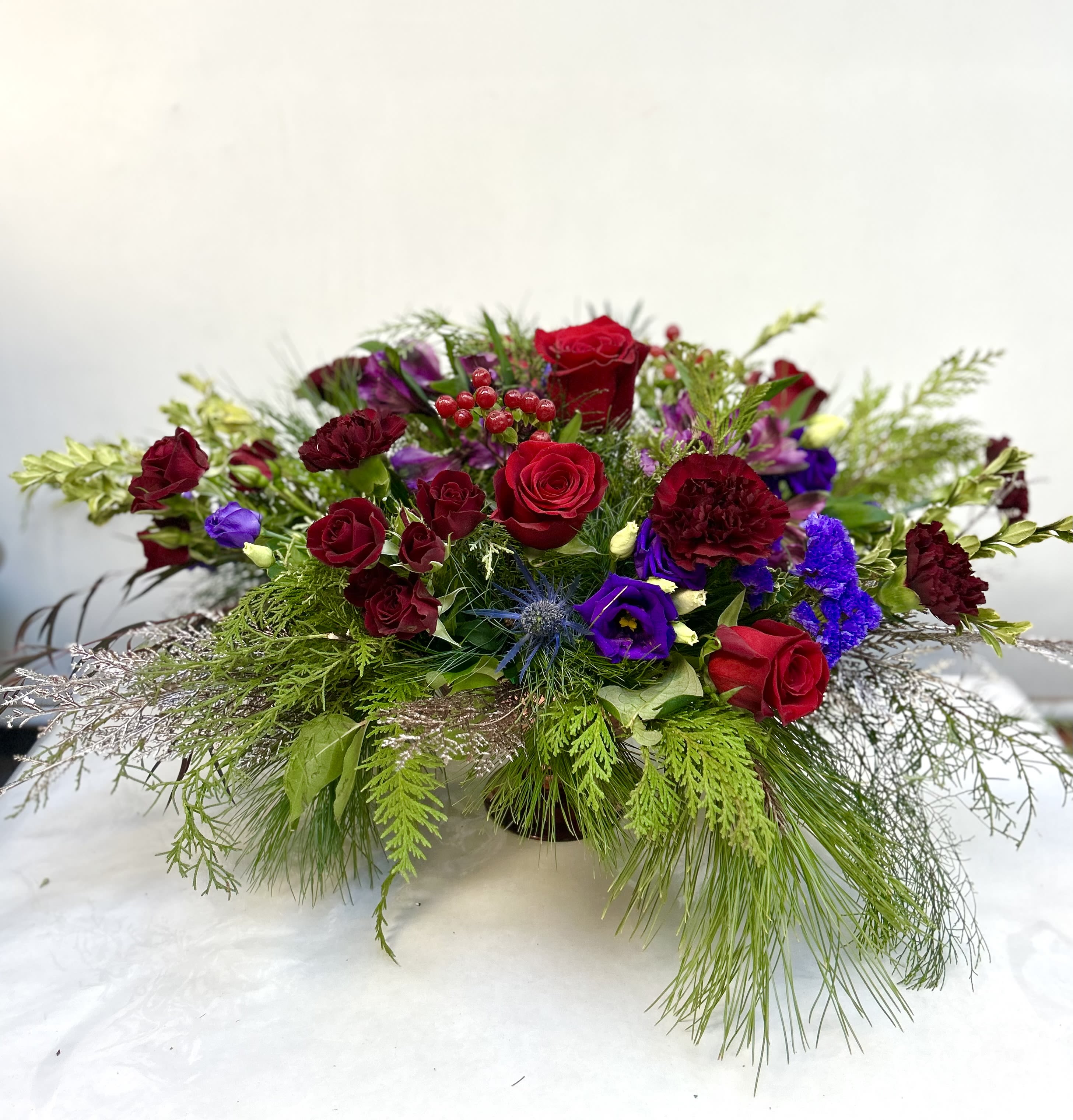 Merry Crimson - A luxury statement piece meant to impress any holiday guests!