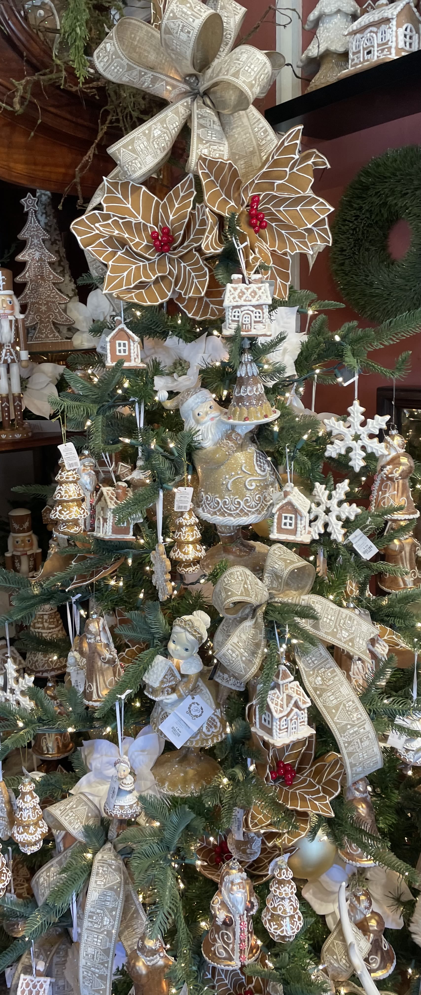 Gingerbread Tree Decor - Gingerbread Tree Ornaments 