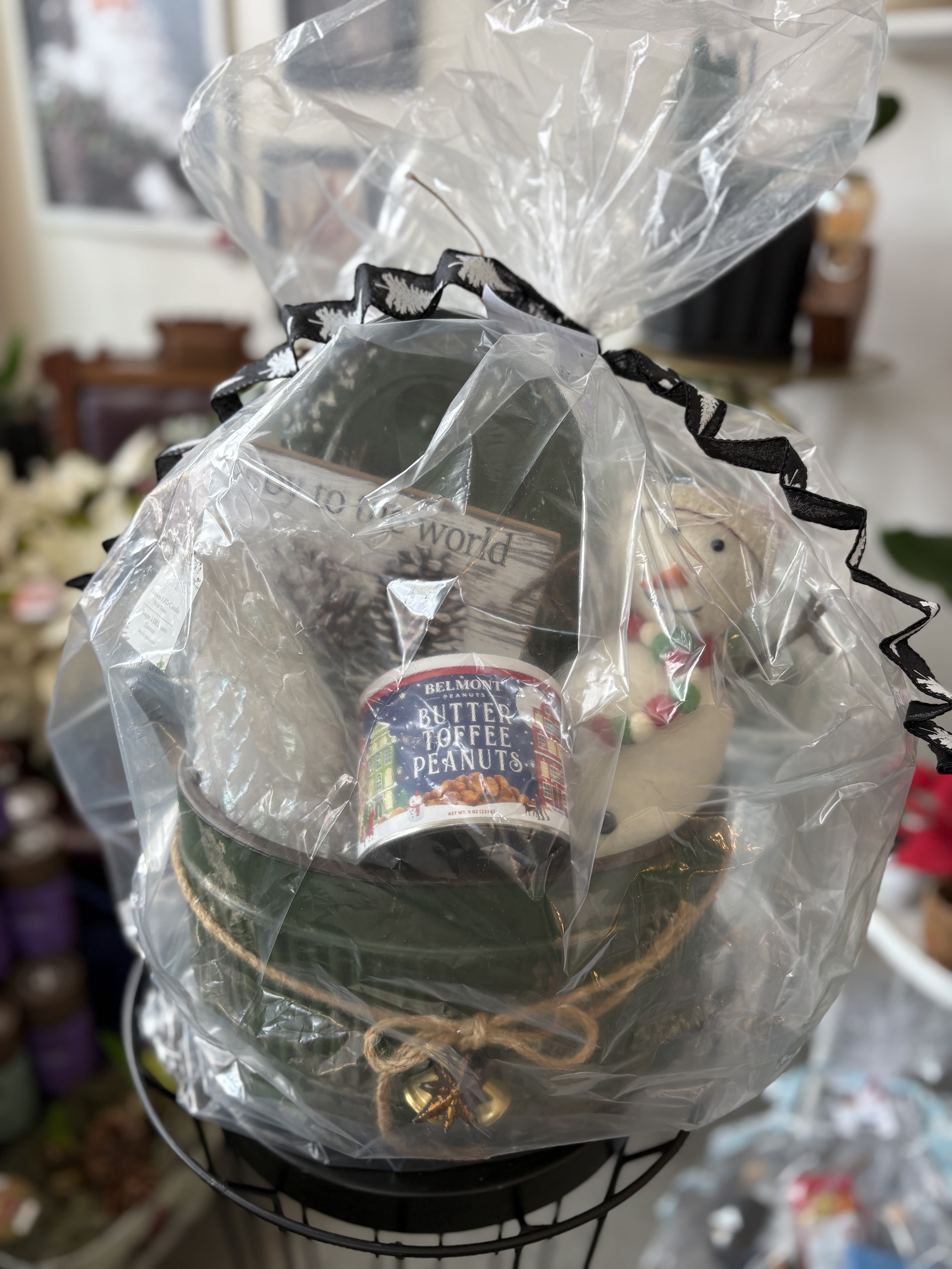 Holiday Gift Basket 13 - Baskets Galore by Nanci Lovely custom gift basket made locally. Perfect for the holiday season!  *Please note product description may not contain all items included in gift set. 