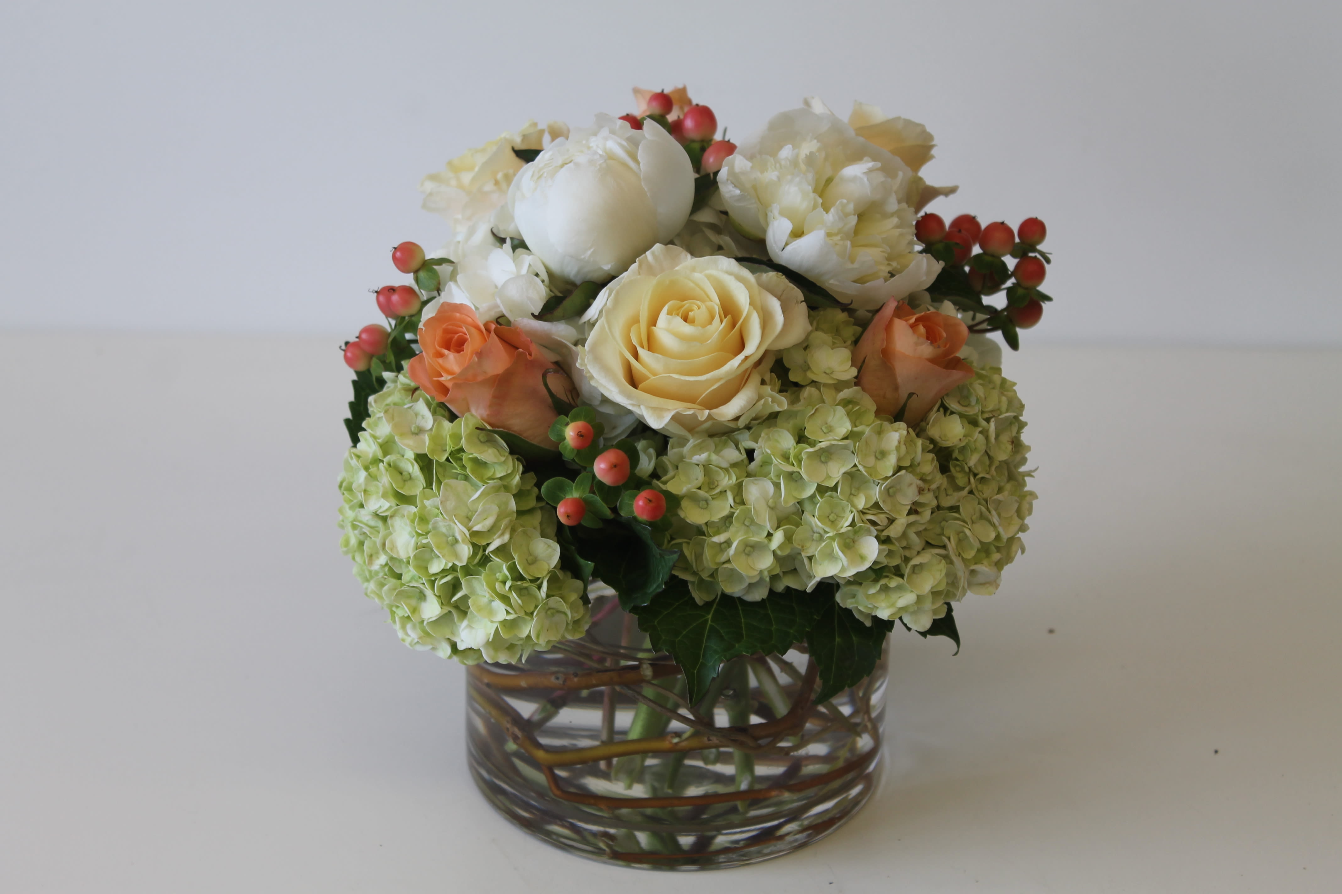 Sweet like Ice Cream/26 - Some of the flowers in the arrangement are seasonal. Please call to make sure they are available.