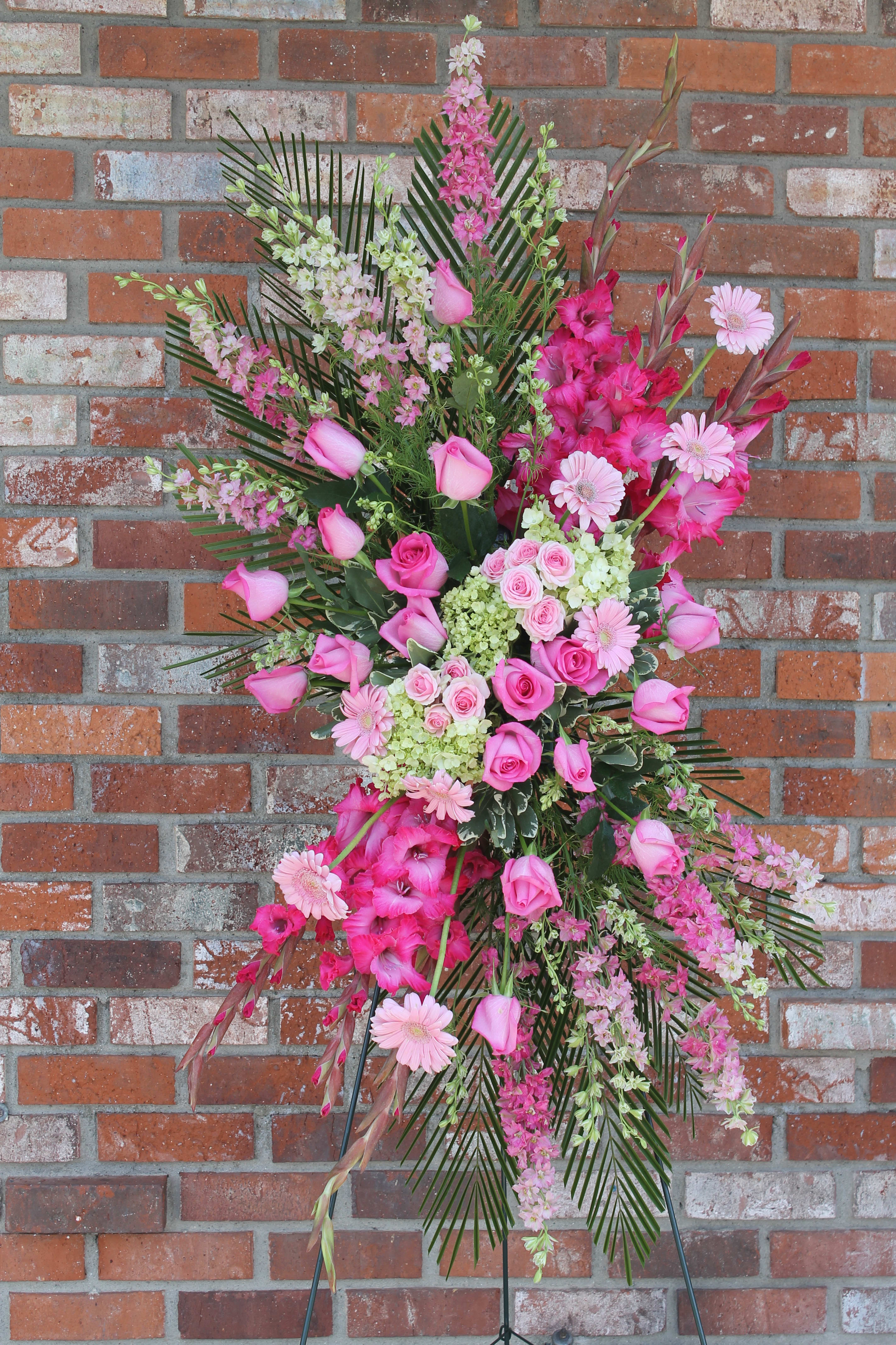 Loving Her/26 - Glads, Roses, Hydrangea, Gerbra, Larkspur