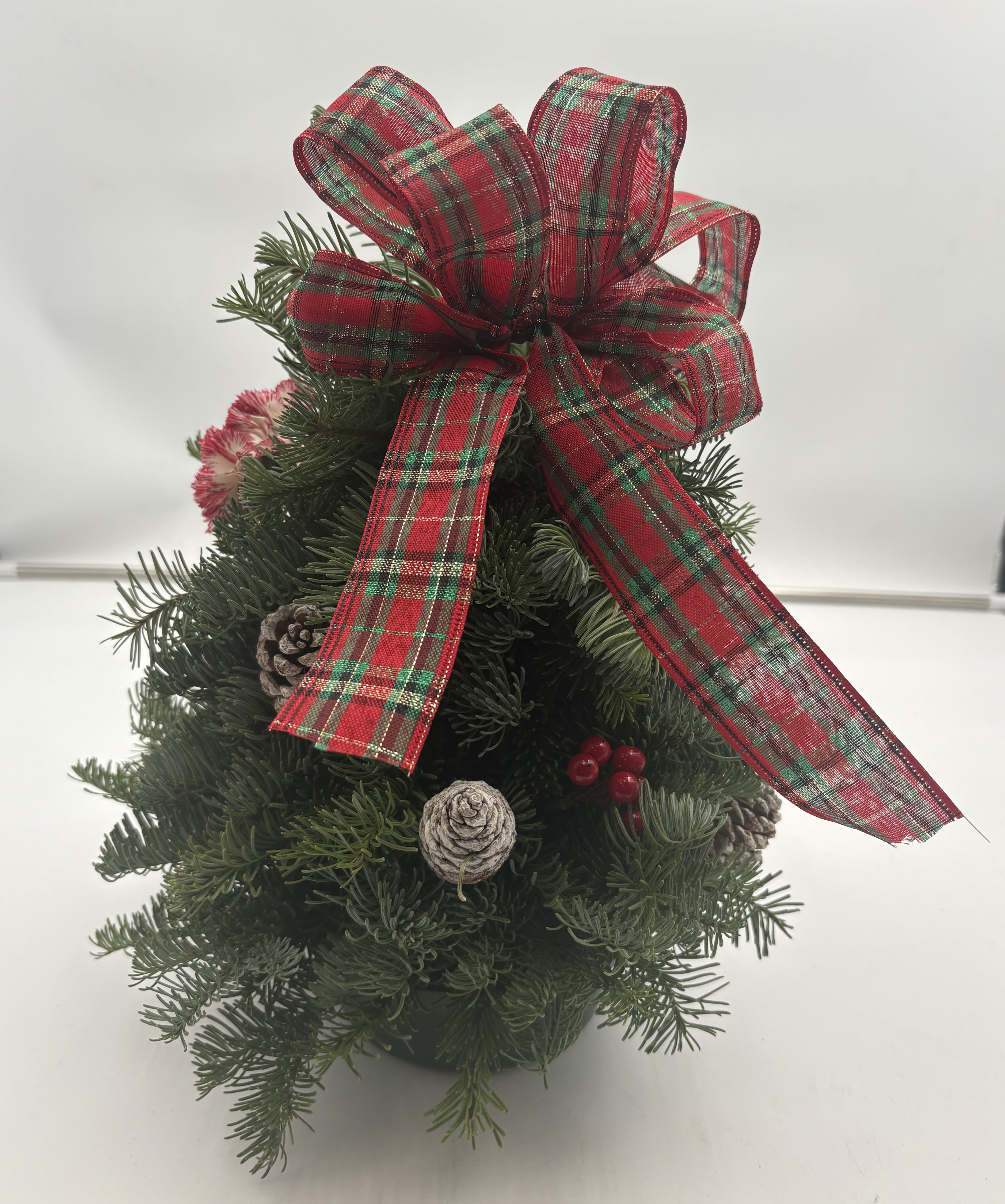 Tabletop Tidings - This table top Christmas tree is an adorable accent to any small table or entryway. Dress it up with some fairy lights, and your ready for Santa! Perfect gift for someone who may not want the hassle of putting up a big tree anymore. Tree measure 15 inches high