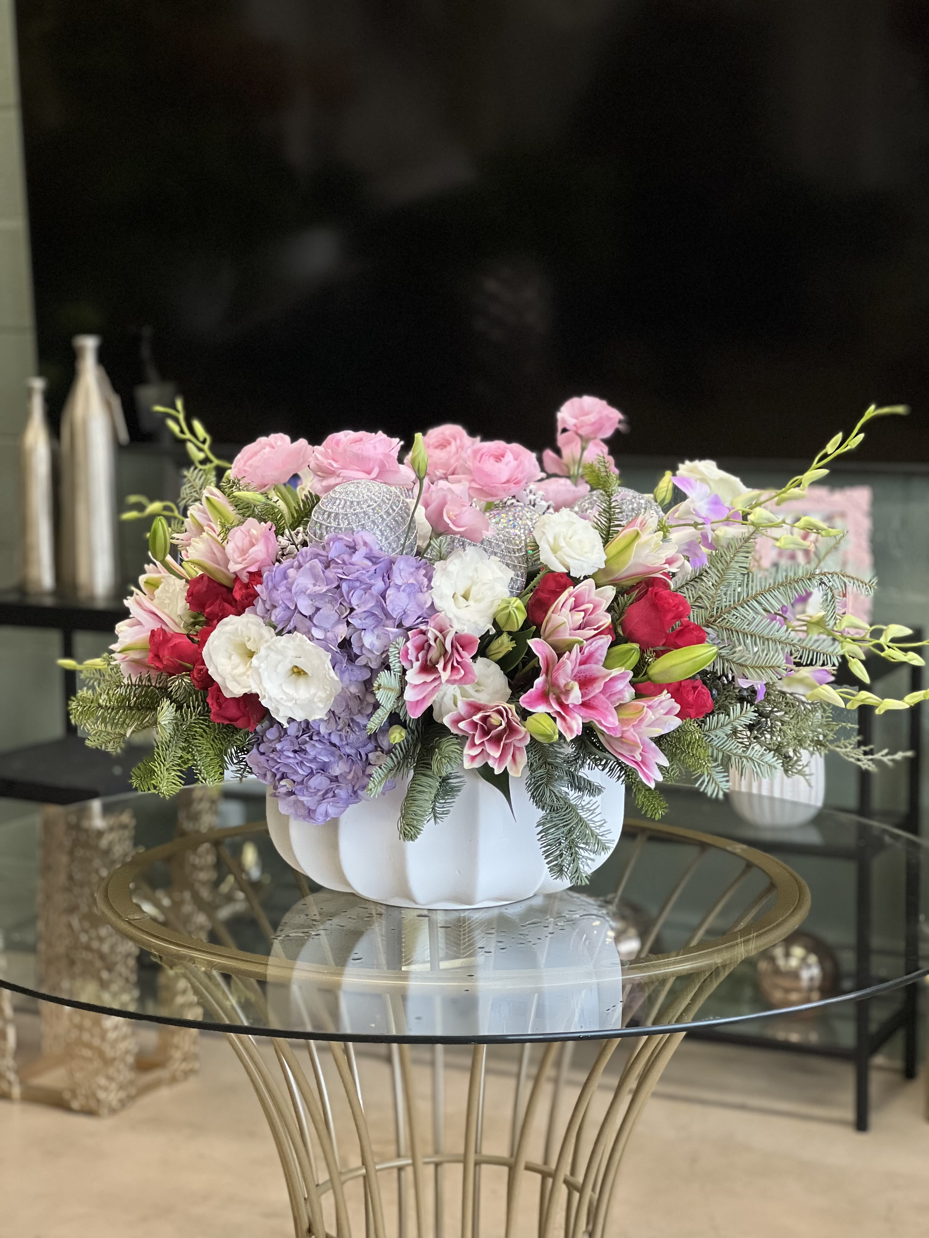 Crystal pave - Mix flowers 