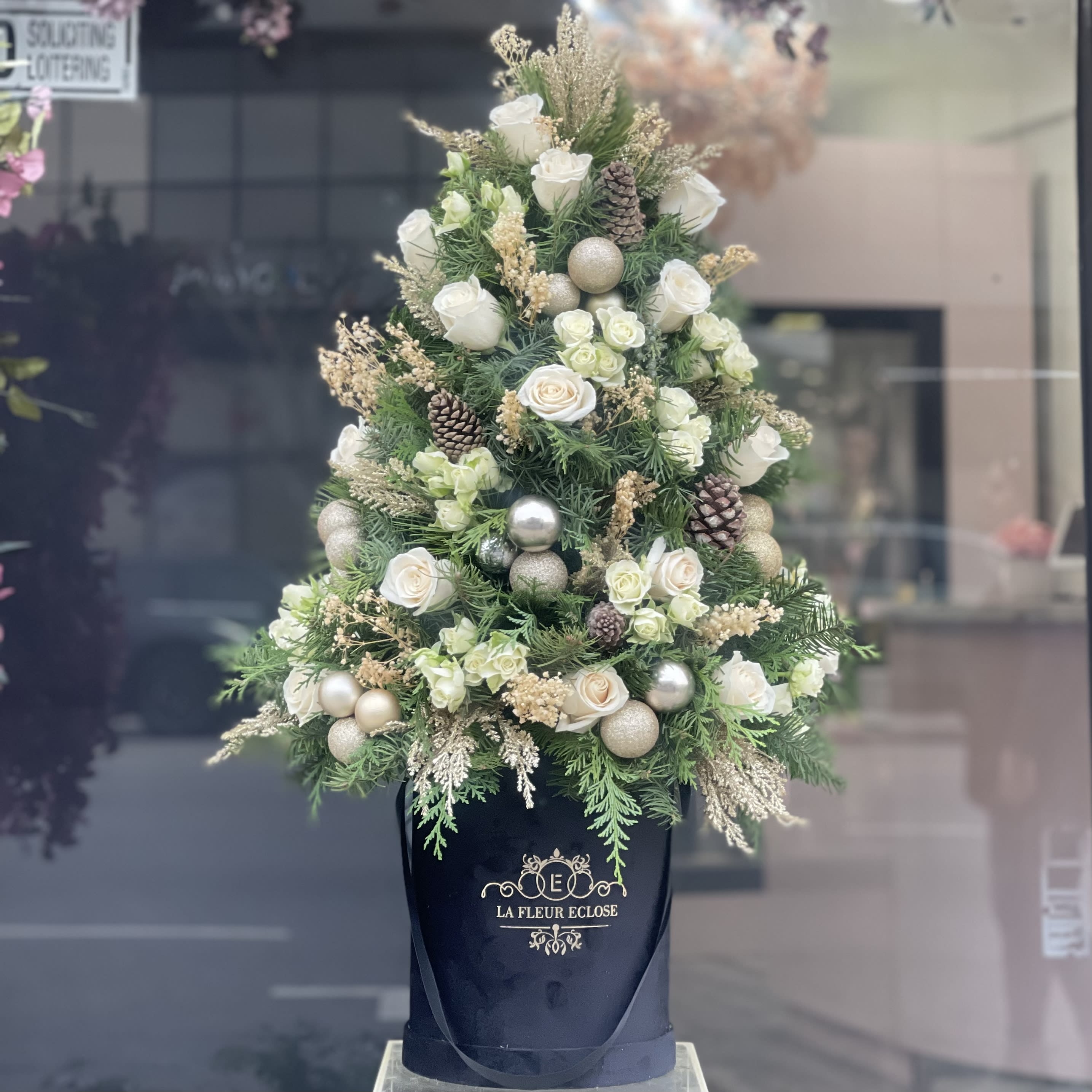 Christmas magic tree - Christmas tree with decorations 