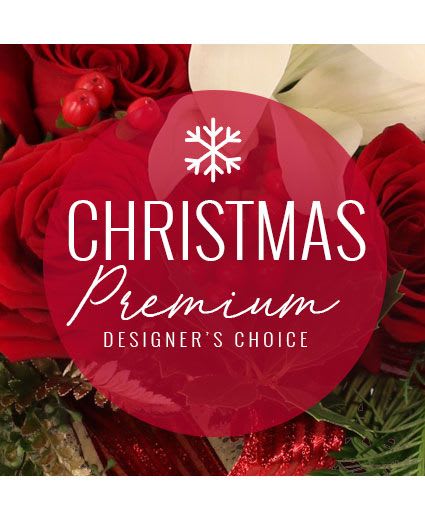 Christmas Designers Choice  - Leave it up to our designers - we will make a Christmas themed flower arrangement made up of the freshest blooms 