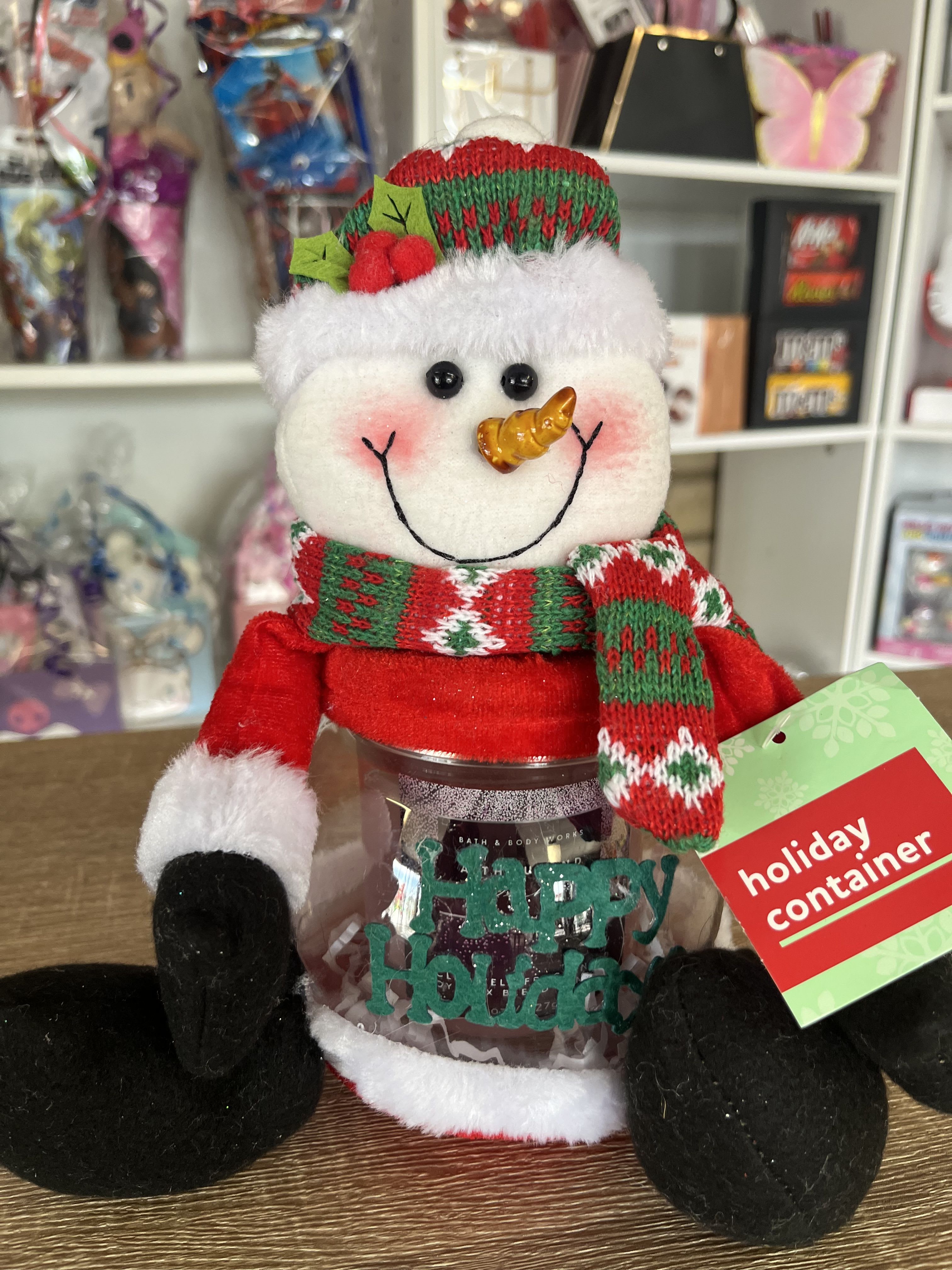 Snow Man Candle  - snow man with bed bath &amp; beyond candle thousand wishes 8oz