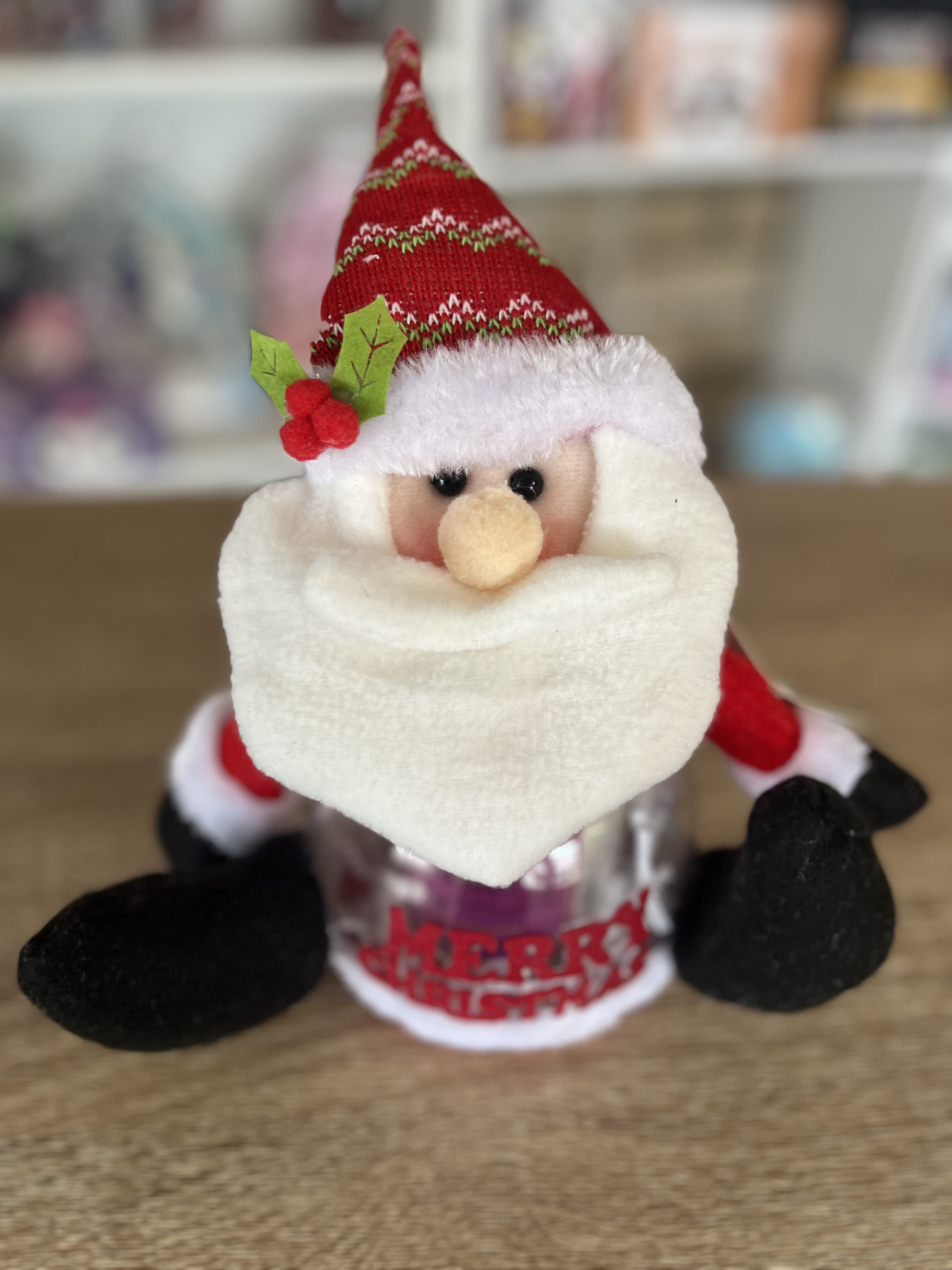 Santa Claus Candle  - bed bath  and beyond candle black cherry 8oz