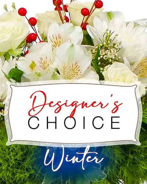 Seasonal Designer's Choice - Celebrate the beauty of the season with our Seasonal Designer’s Choice Bouquet, thoughtfully handcrafted by our expert floral designers. Each bouquet is artistically arranged using the freshest, premium blooms available that day—chosen to reflect the colors, textures, and charm of the current season. Hand wrapped and finished with ribbon, this bouquet is perfect for birthdays, anniversaries, thank-yous, or simply brightening someone’s day. No two bouquets are ever the same! Each one is a unique, seasonal masterpiece created just for you.