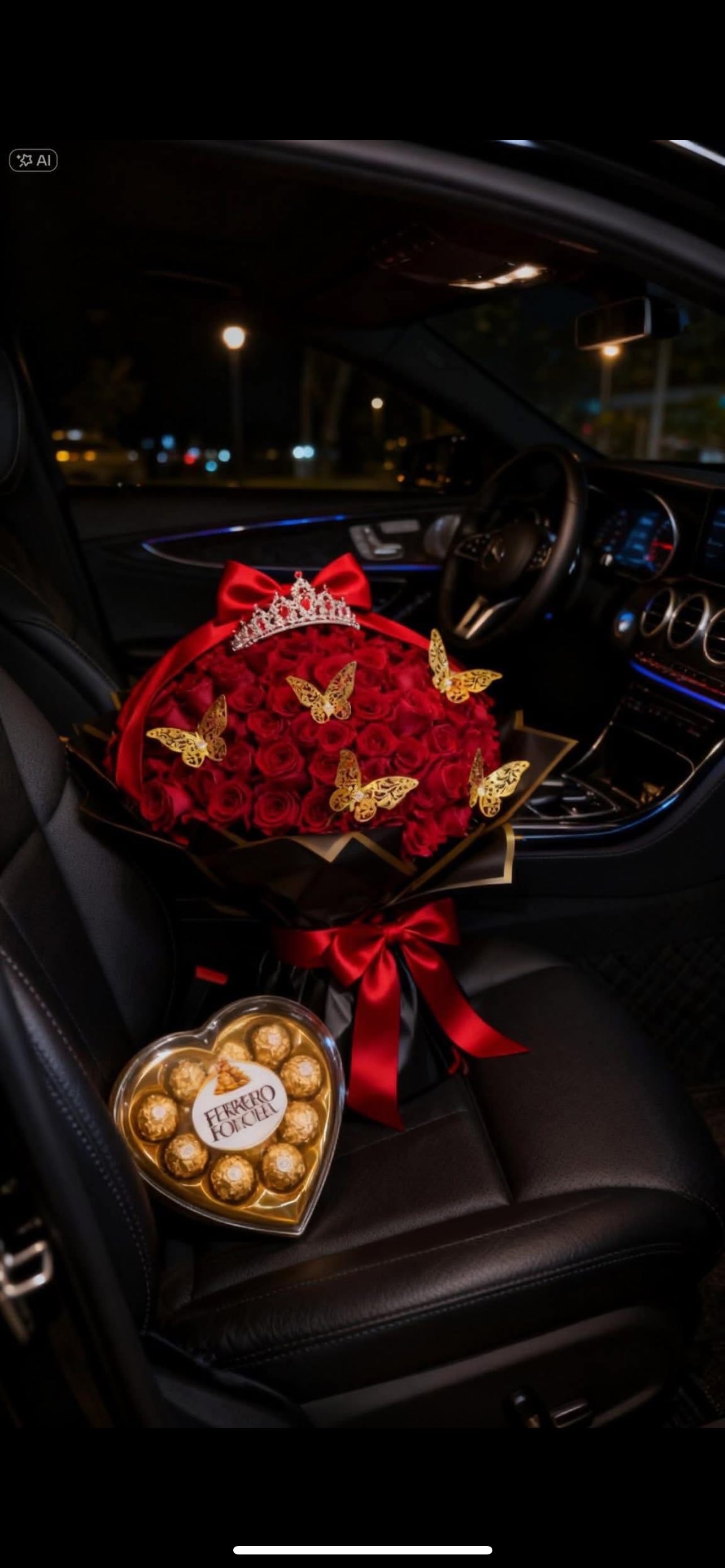 Red roses Bouquet  - A bouquet of red roses wrapped with many details to make this bouquet memorable for the recipient ,designed to convey the feeling reflected in this bouquet.Available in diferentes number of roses 25stems,40 stems and 50stems of roses.