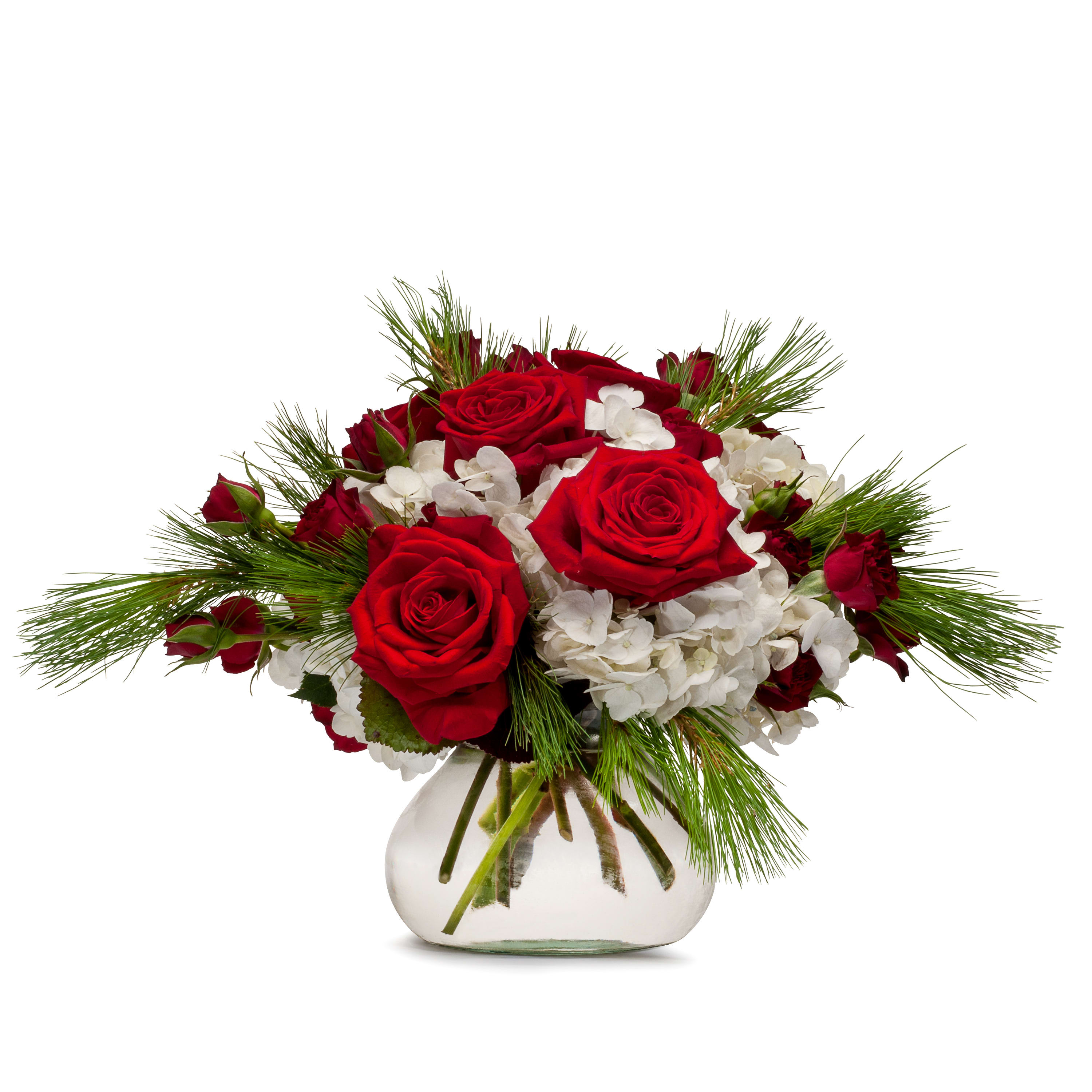 Christmas Classic TMF13-295 - Traditional in color, but rich in style, this vase makes a perfect holiday gift.
