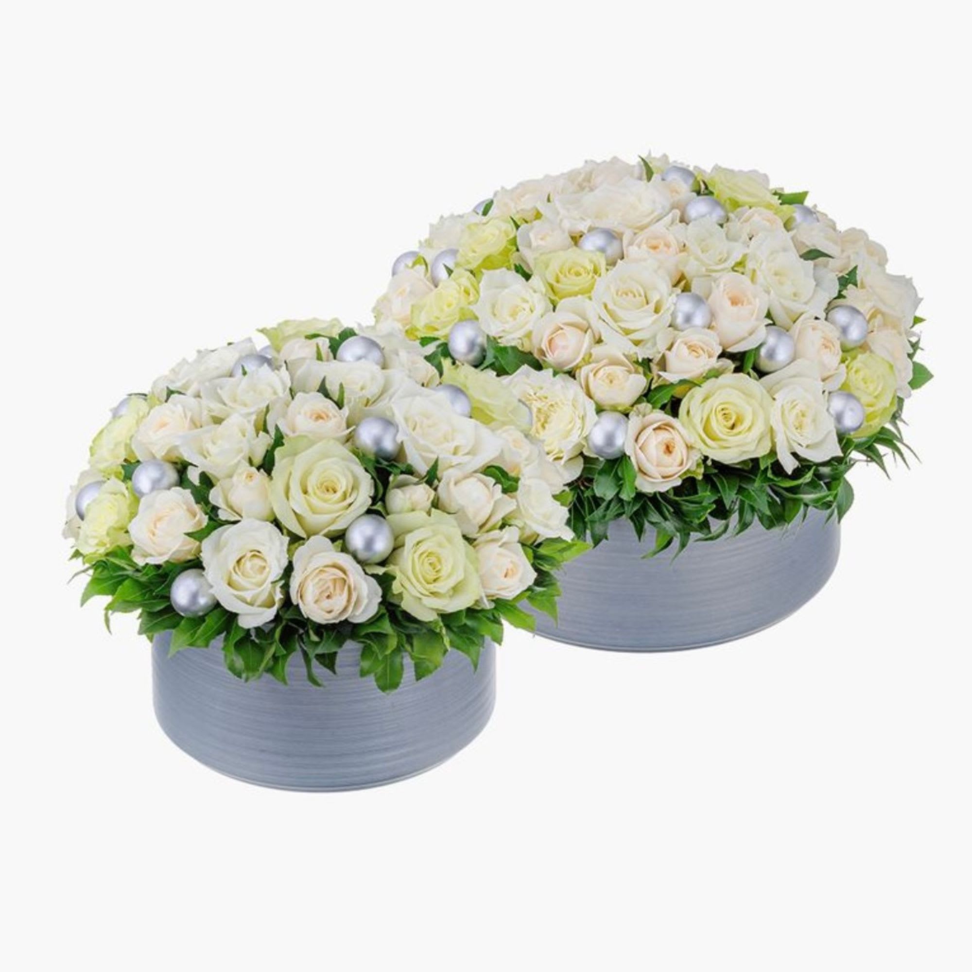 White Glory  - White Roses in a box