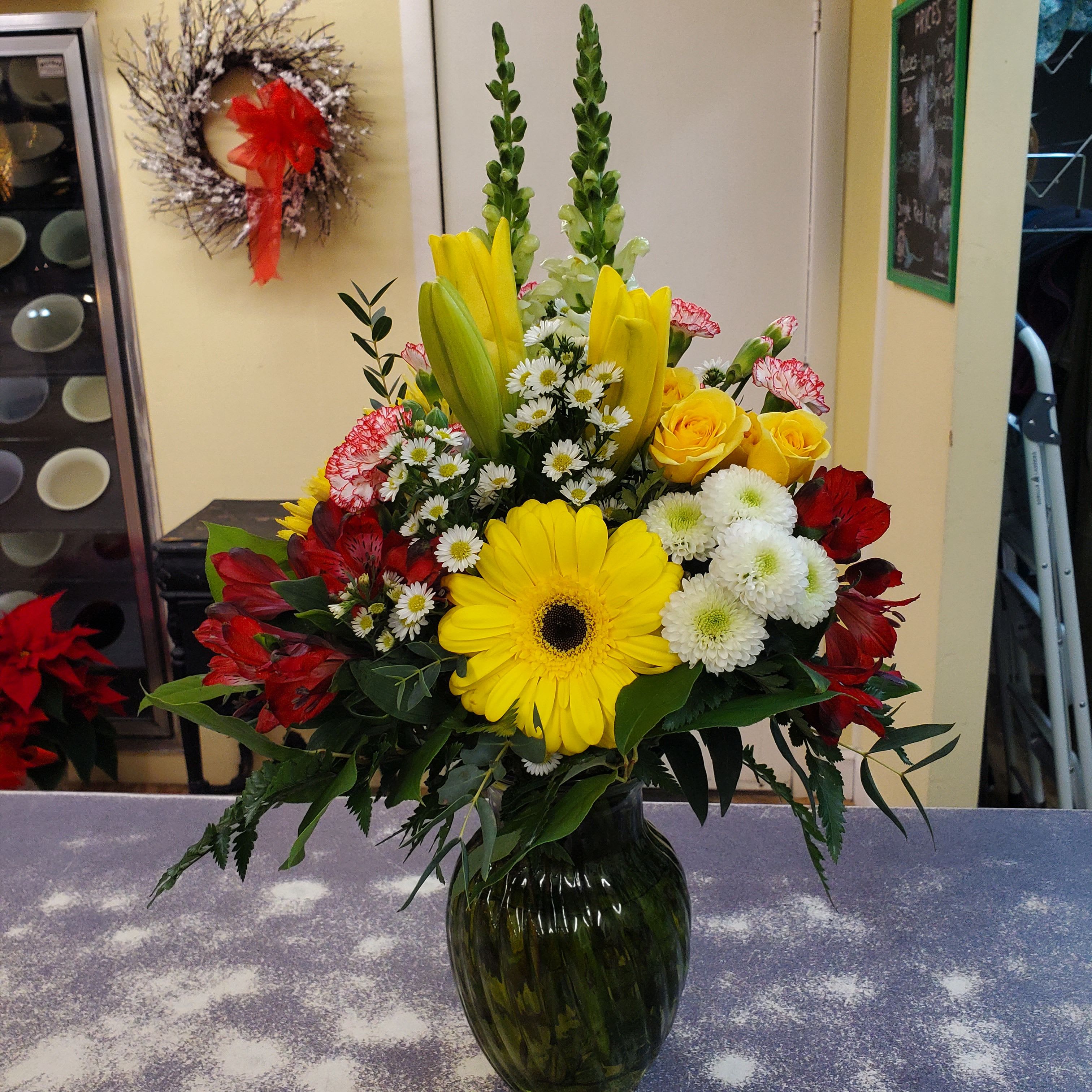 Clear Skies  - Simple yet sweet arrangement for the home. 