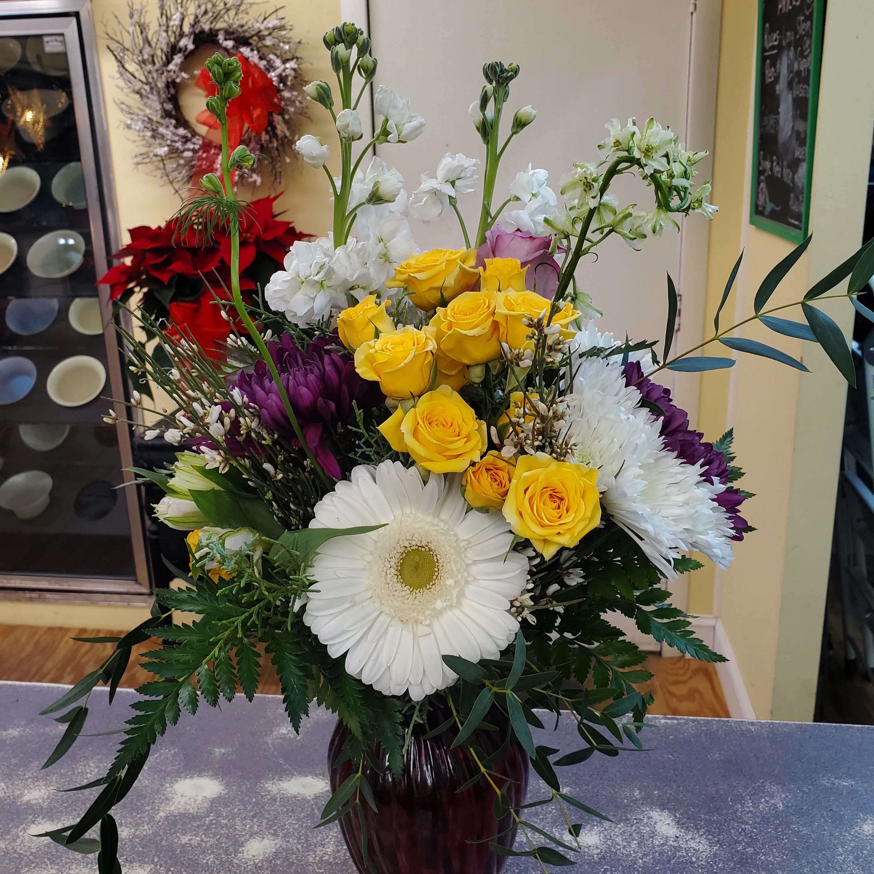 Garden Blooms - A delightful floral arrangement. 