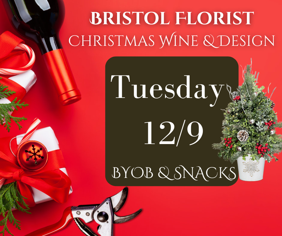12/9 Wine &amp; Design -  Wine &amp; Design: Boxwood Tree Edition  Sip, snip &amp; decorate! Join us for a hands-on class where you’ll build a fresh boxwood tree from scratch and dress it up for the holidays.  BYOB, snacks included, no experience needed! Limited seats — grab your spot! 