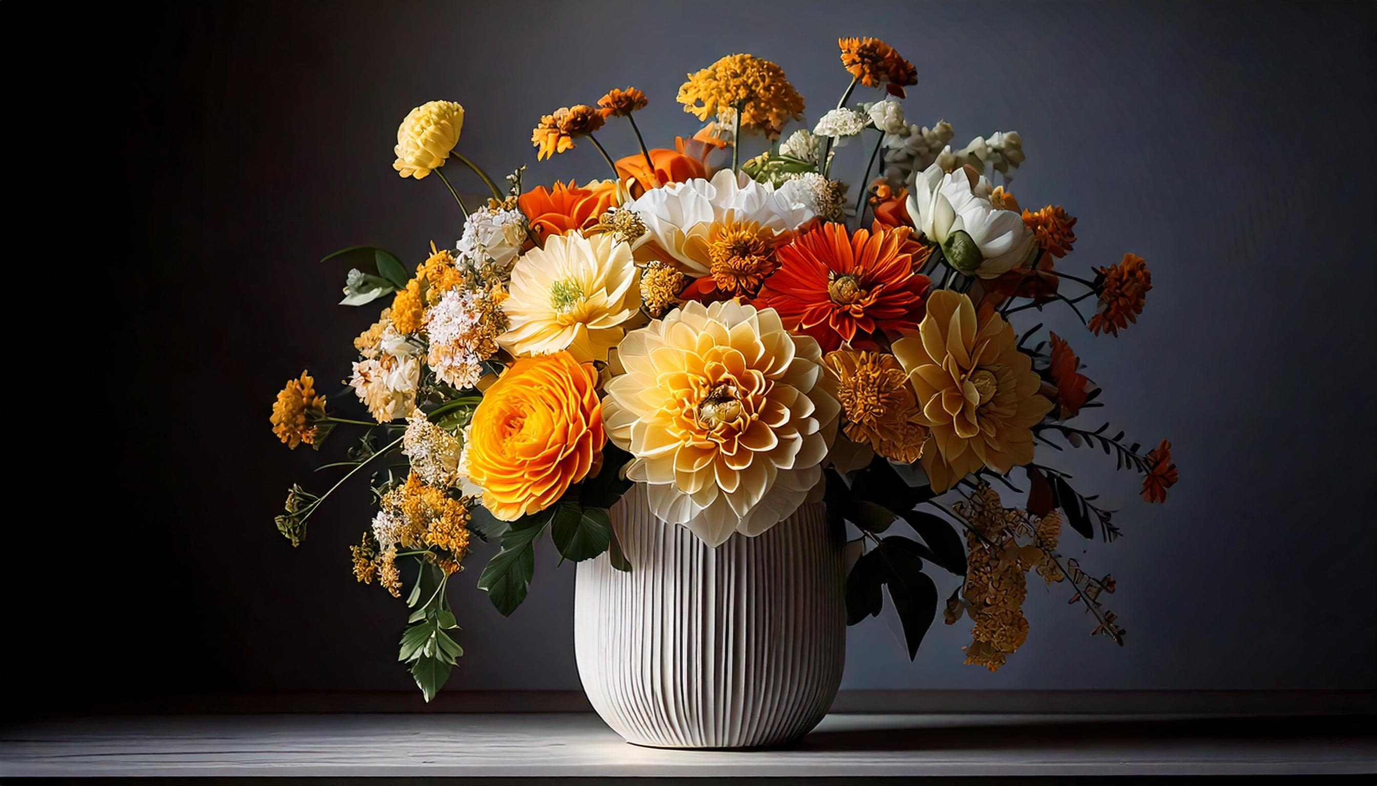 Orange Bliss - Floral arrangement.