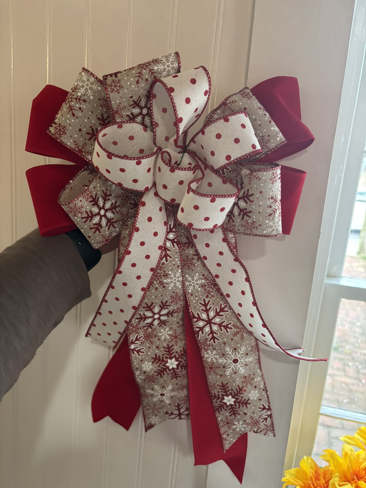 Holiday Bow - Custom Created holiday bow.