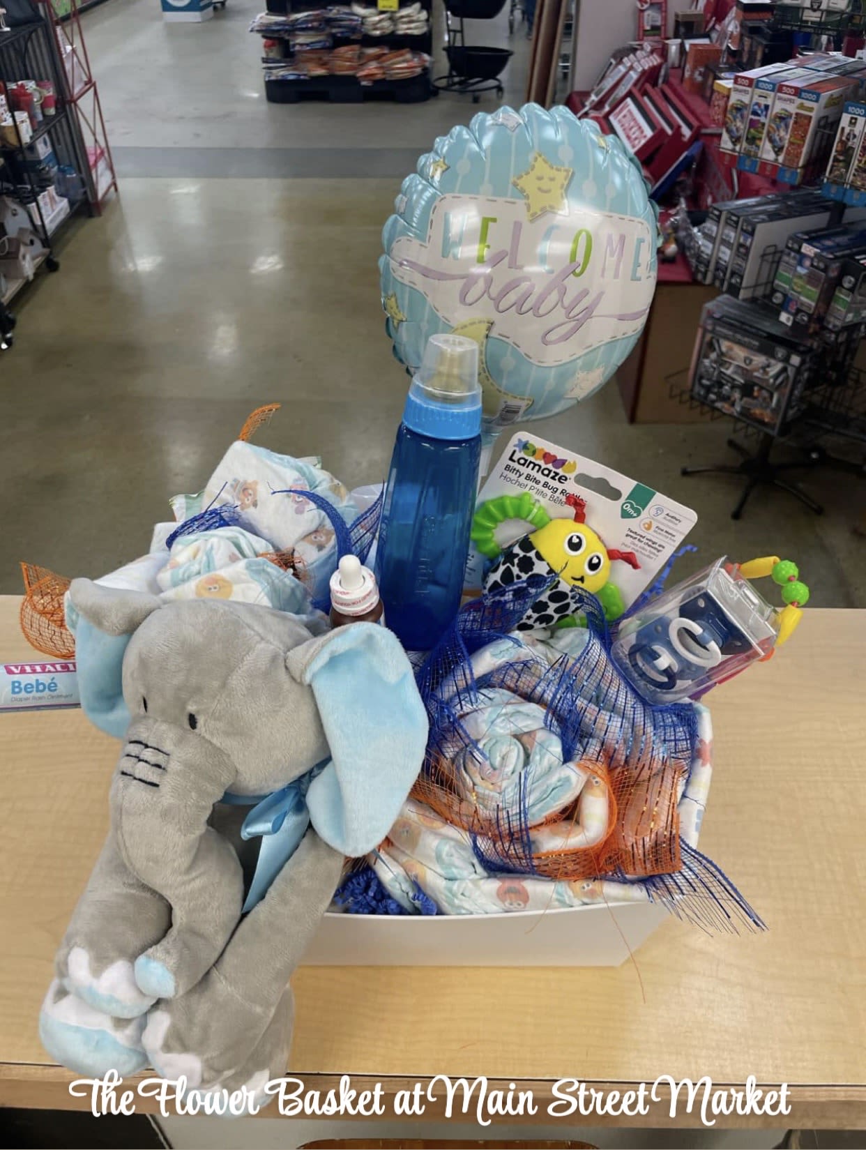 Welcome New Baby - Gift Basket - Welcome New Baby