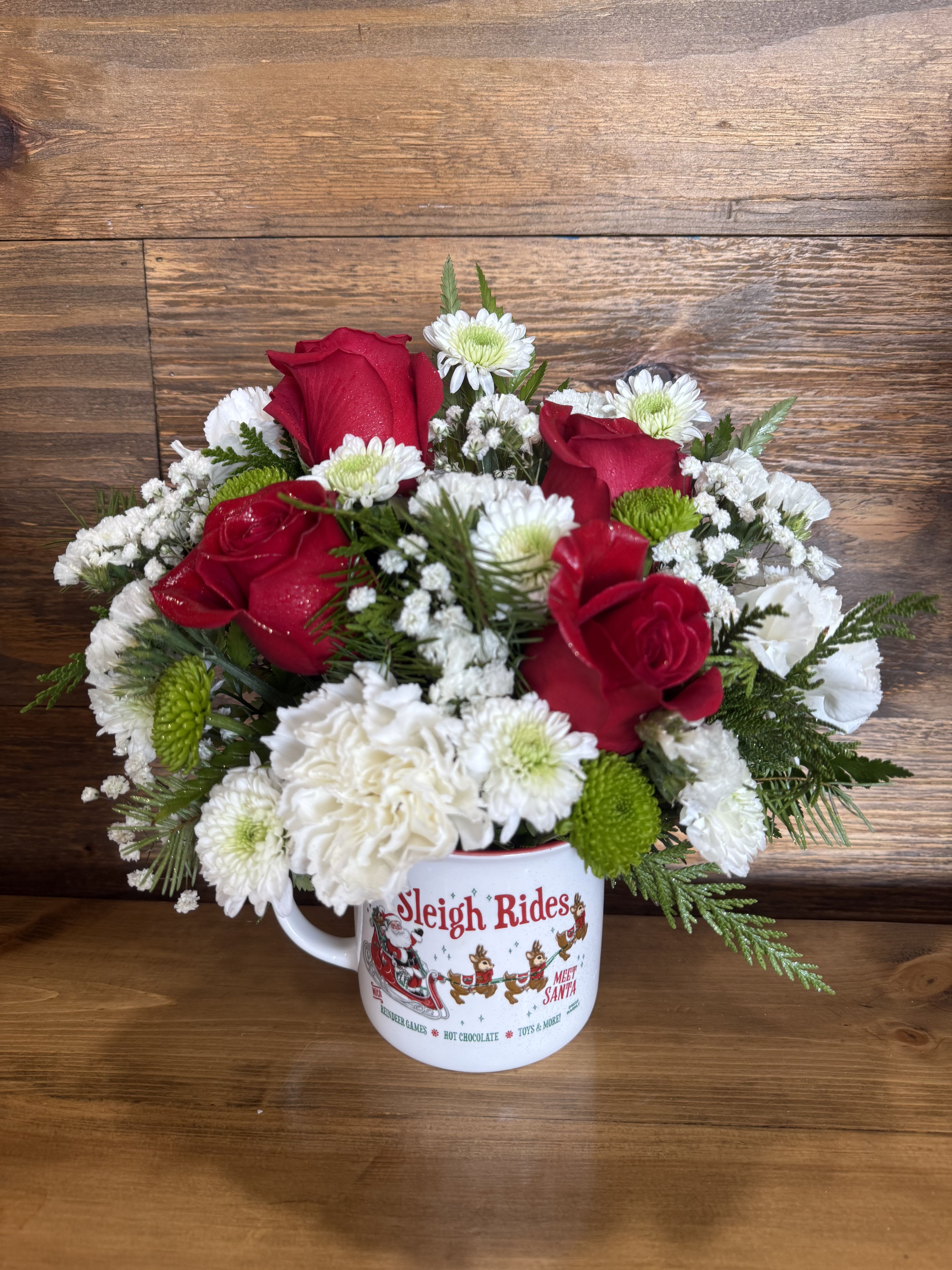 Sleigh Rides - This adorable mug will bring the Holiday cheer!