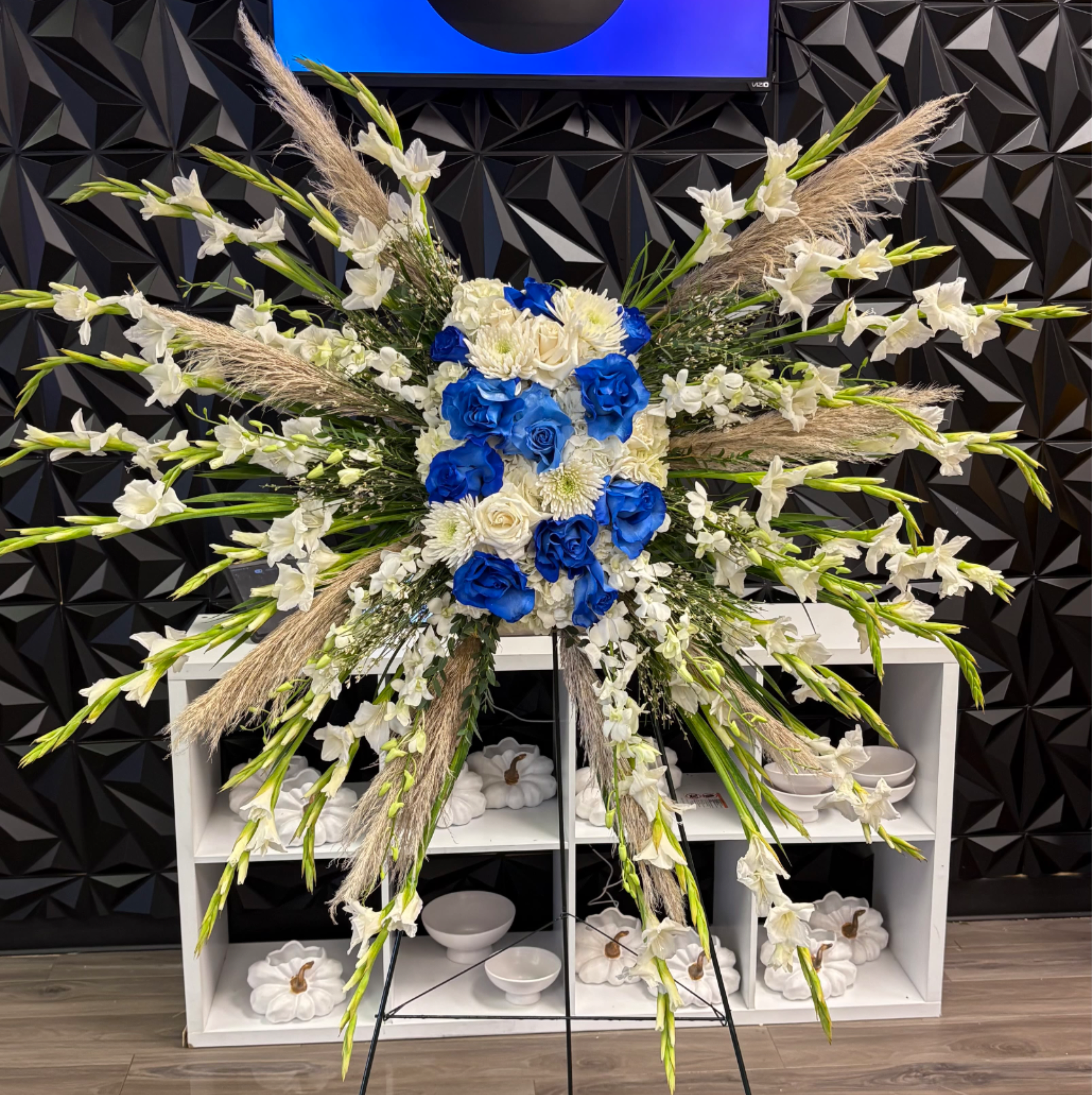 Butterfly spray - Our butterfly spray with extended wings for Sympathy or Funeral occasions 