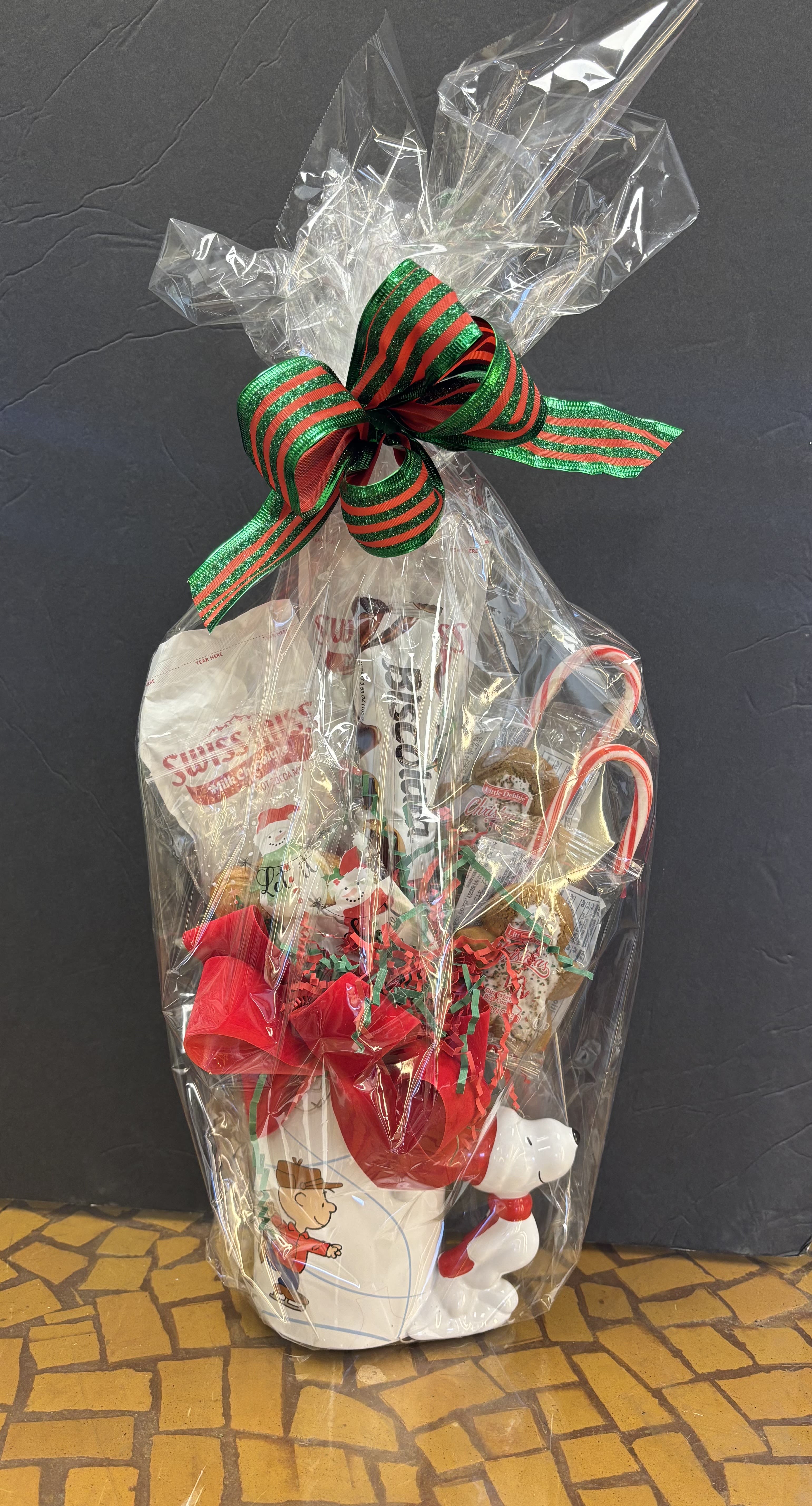 Snoopy Coco Mug Gift  - Warm up with this festive Snoopy Mug filled with everything you need for a nice cup of coco. Makes a great gift for the holiday season! LIMITED QUANITY AVAIABLE 