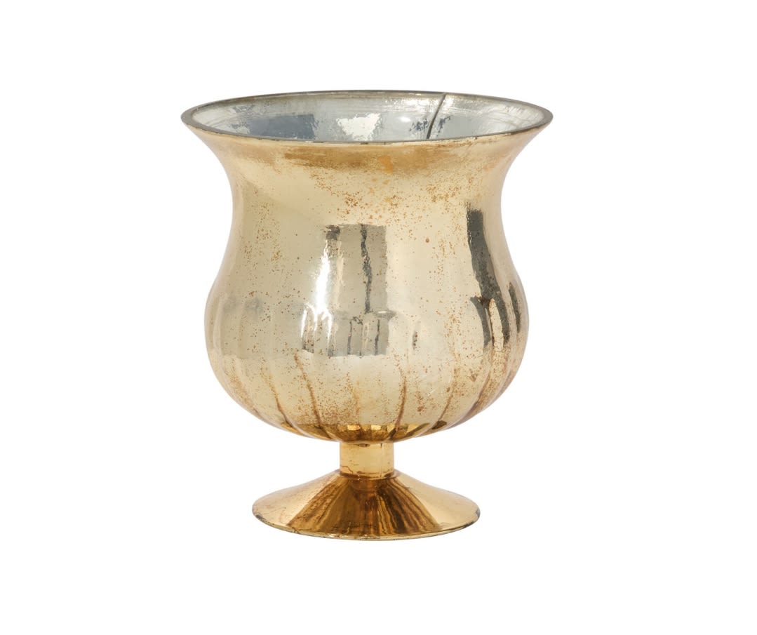 RAPHAEL: FLORAL ARRANGEMENT - Lush mound of seasonal floral and greenery in our RAPHAEL URN. Vase Dimensions: 8 x 9