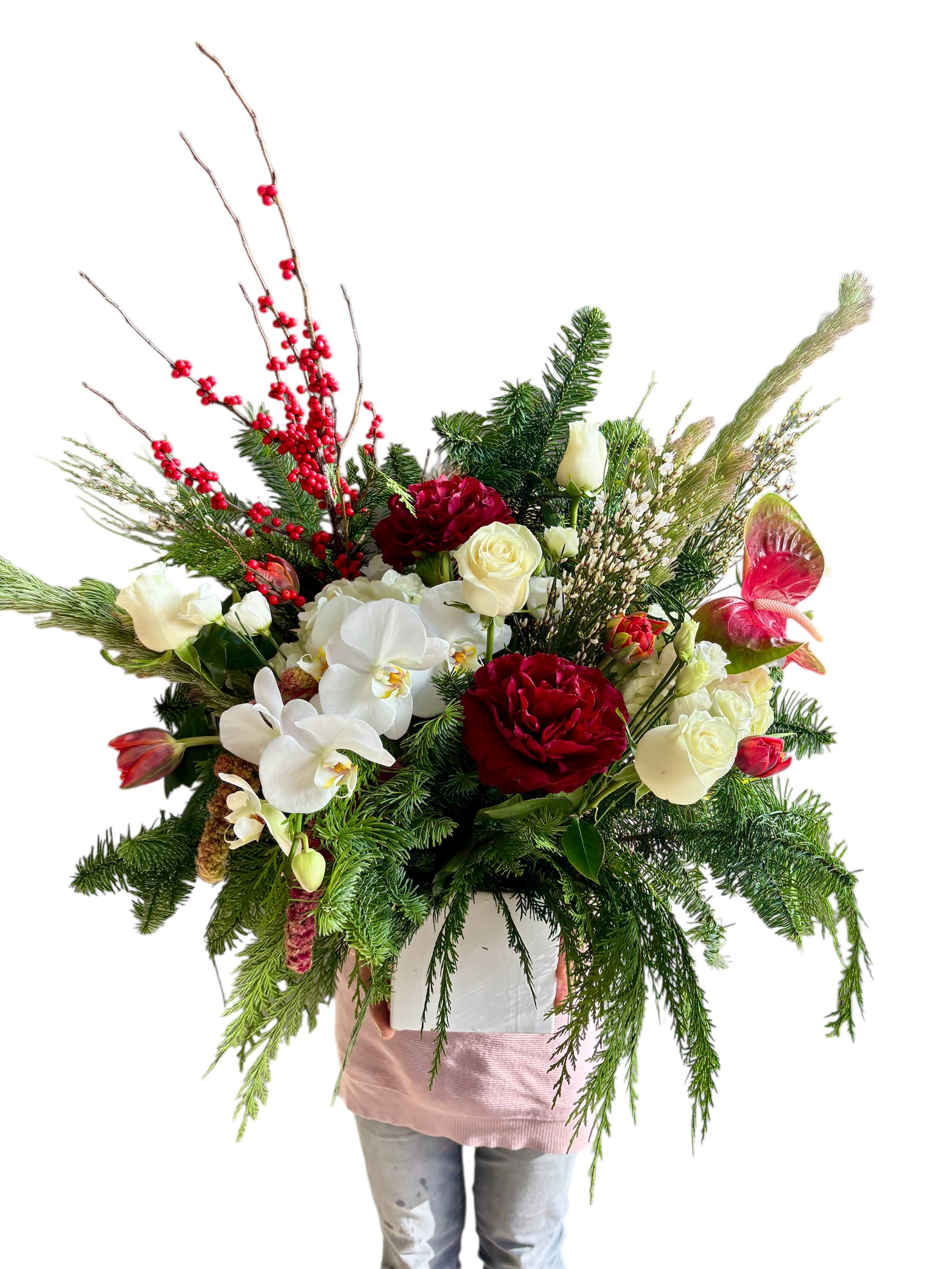 Design Of The Week - Keep it fun and fresh by ordering this unique and seasonal vase arrangement. Each week we will design a unique arrangement with seasonal specific flowers from the flower market. Updated Monday mornings and only available until Sunday of this week to order. Hurry or you will miss the opportunity for this beautiful design. Come Monday morning, this &quot;Design of the Week&quot; won't be available and a new arrangement will be uploaded. Enjoy the early availability of the freshest seasonal flowers and foliage we can offer!   Notice: If you order the design of the week for a future date, you will receive the design in the photo at the time of ordering, not the future design option. Please check your email confirmation for the accurate photo as this design will change weekly.  