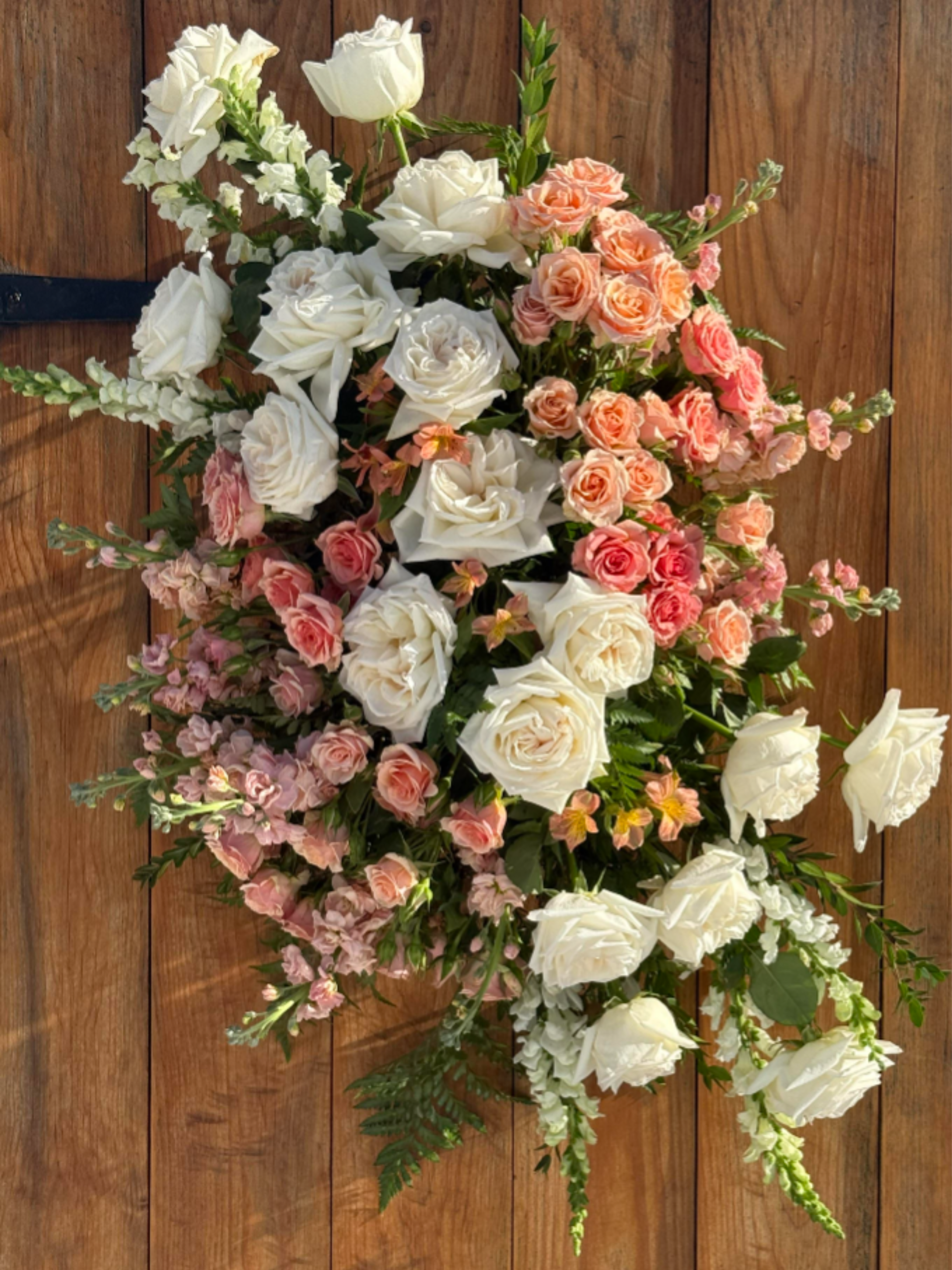 Poole Family Farm Spray - Poole Family Farm custom Funeral Spray