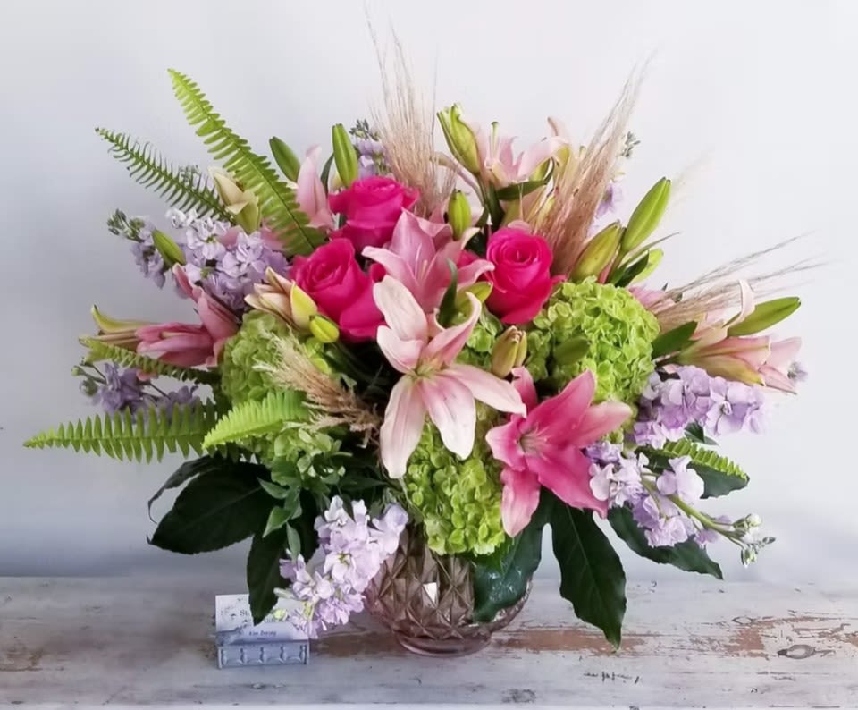 Custom Vase Arrangement 14 - Flowers and containers are subject to substitution and availability.