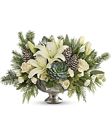 Winter wild bouquet - Lilys, Roses, tulips, succulents