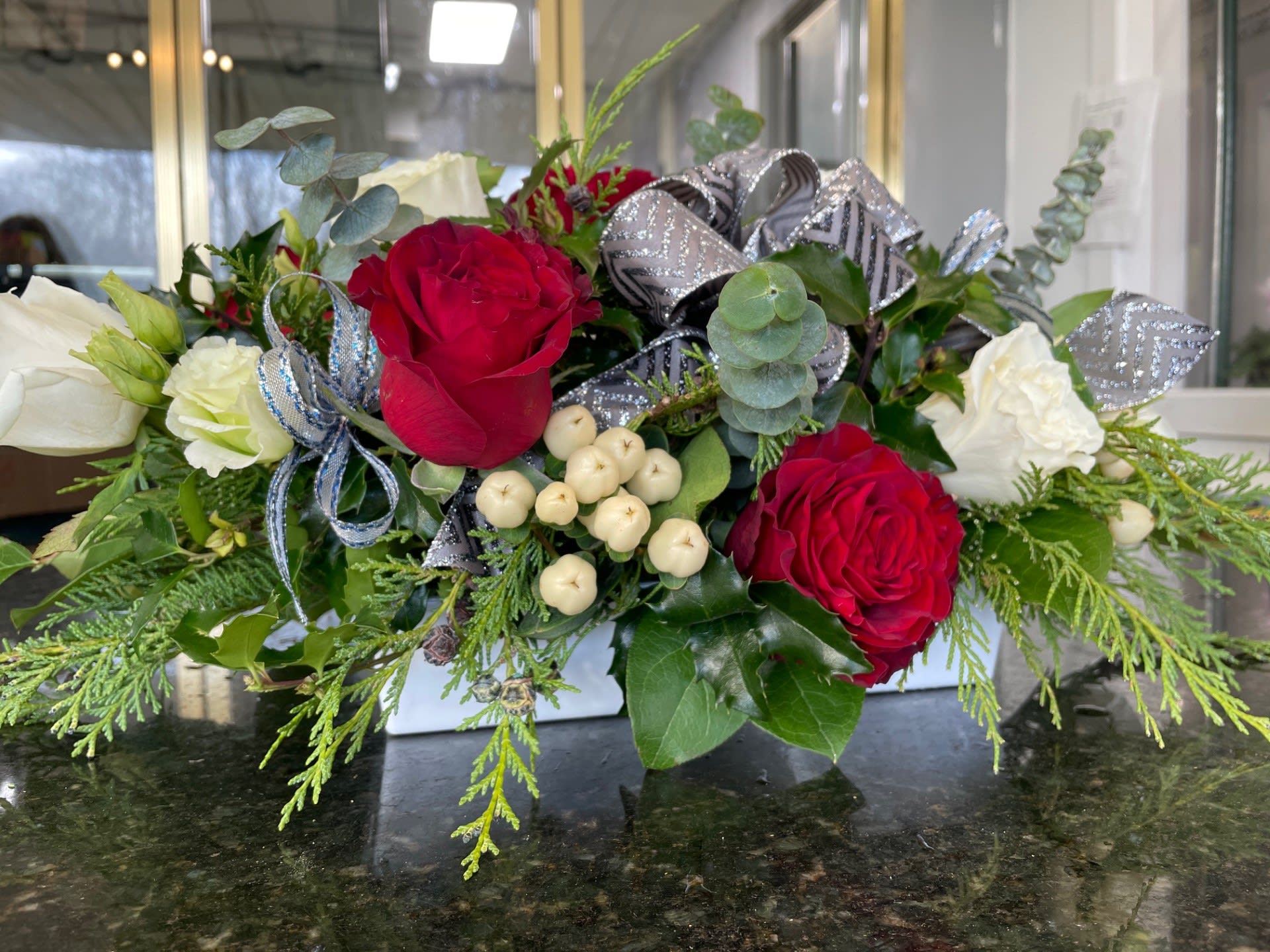 Happy New Year - Table Centerpiece Aprox 18 inches over all Length X 10 inches Wide and LOW