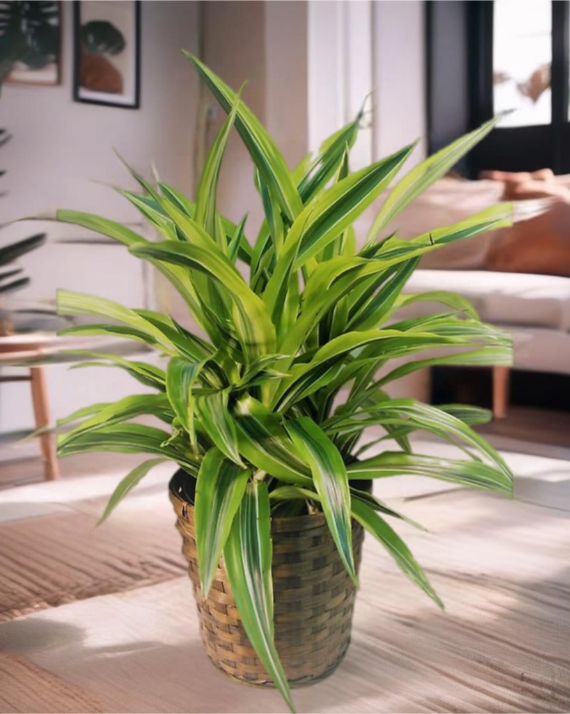 Lemon Lime Dracaena  - 6" pot (Standard) is $49.99 8" pot (Deluxe) is $89.99