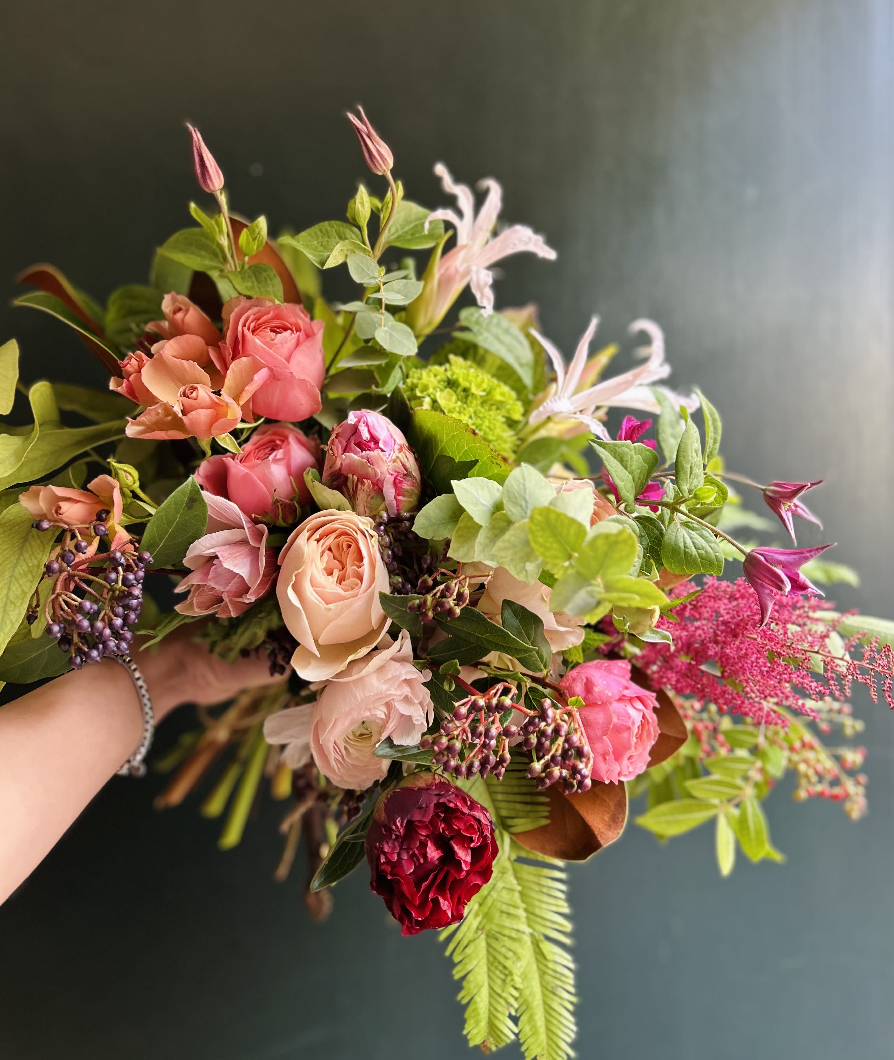 The Togetherness!  - Your day just got a little lovelier with this gorgeous hand-tied bouquet sure to make your day a little brighter. Available in 2 sizes and all guaranteed to bring joy! 