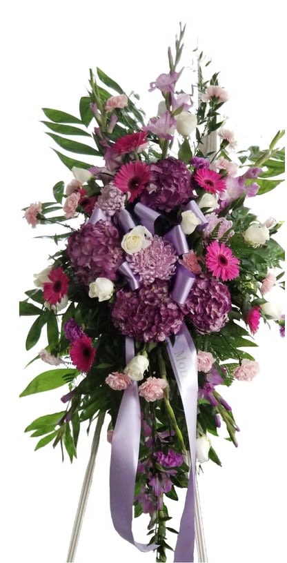 Standing Spray 4 - Flowers are subject to substitution and availability.