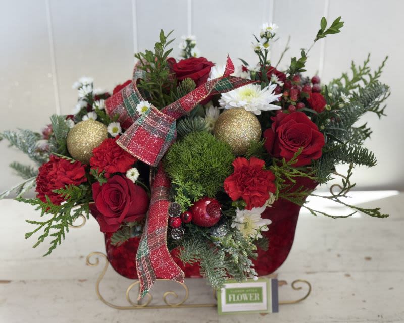 2026 Spectacular Sleigh - Send your favorite reindeer a stunning  Sleigh this holiday season.  This will surely be treasured and used for years to come.  The perfection of Classic Christmas Style.  Limited quantities available.   