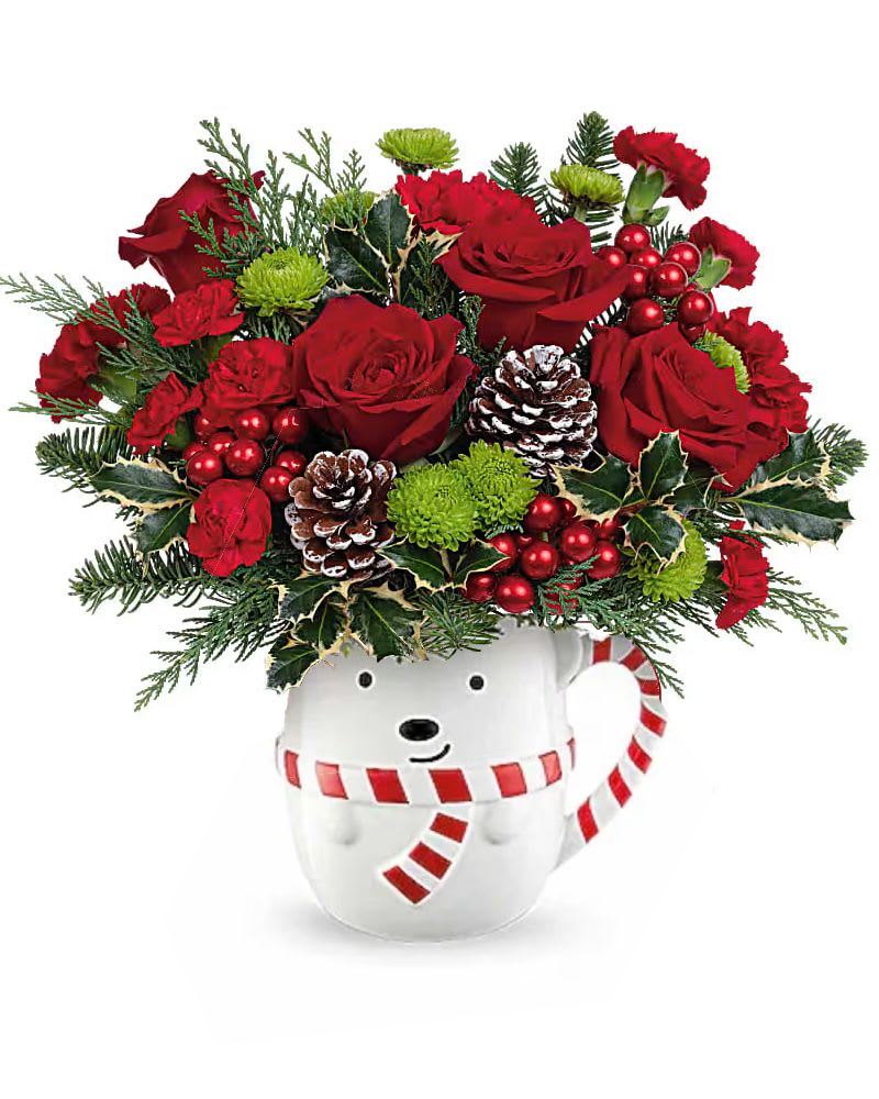 [TT-PMPOLAR]:  POLAR BEAR MUG ARRANGEMENT - PREMIUM - POLAR BEAR MUG ARRANGEMENT - PREMIUM