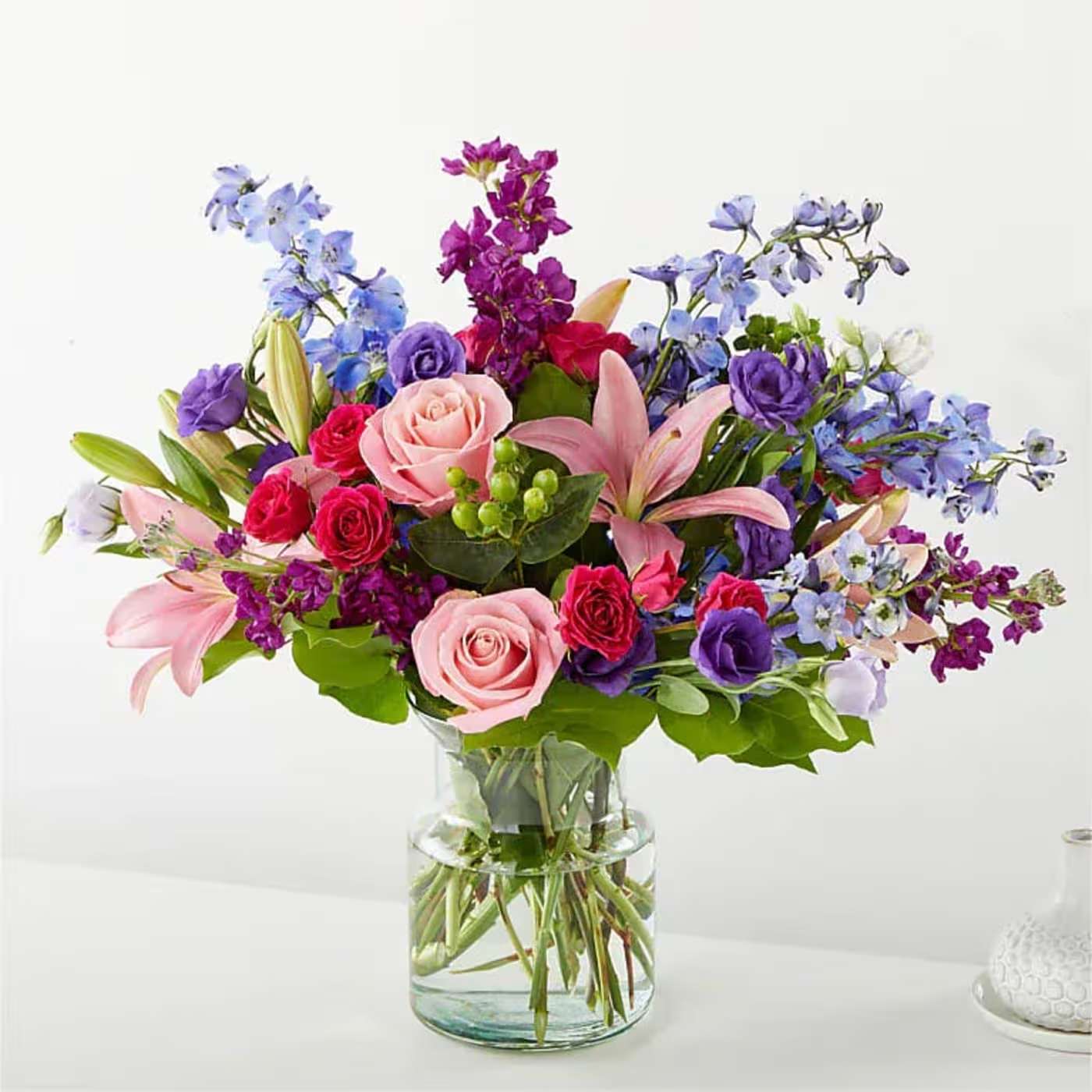 Breezy Meadow - Bursting with exquisite colors and voluminous texture, the Breezy Meadows Bouquet brings the beauty of nature indoors, leaving your recipient feeling grounded and loved.