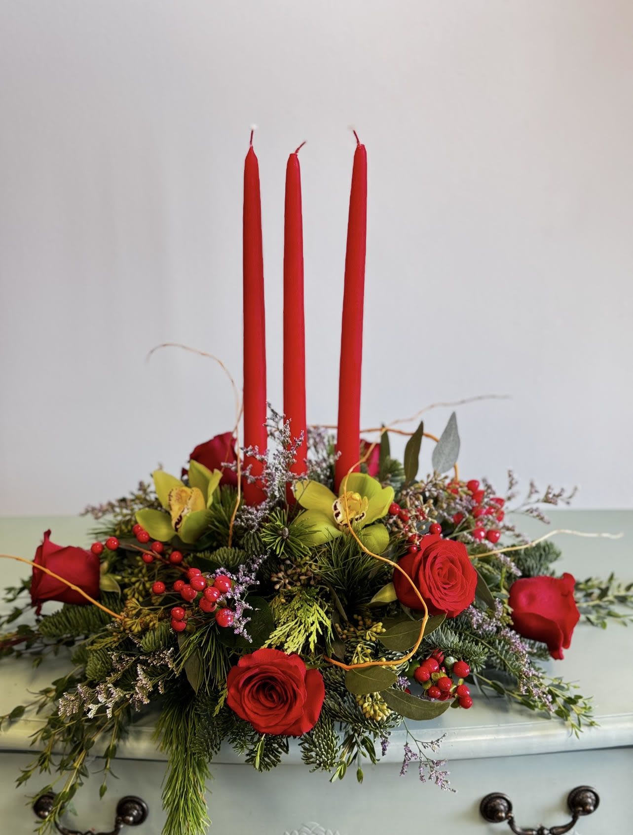 Christmas Centerpiece - Customizable. Approximately 20" 