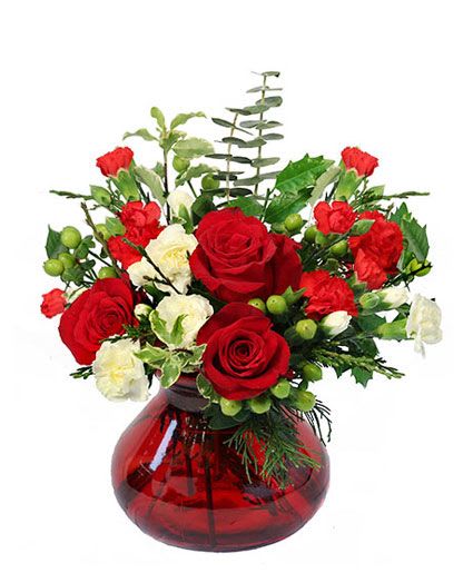 Happy Holidays! - The perfect hostess gift!  This sweet bouquet says thank you in the best way!