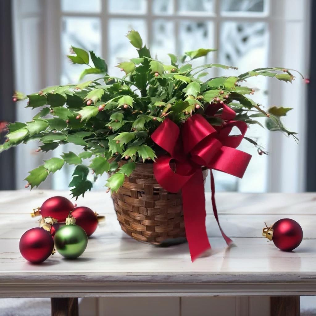 Large Christmas Cactus - A Christmas cactus makes a thoughtful and meaningful gift for a loved one, symbolizing resilience, longevity, and the warmth of the holiday season. Its elegant blooms not only brighten up a home but also serve as a reminder of your care and affection. It’s a low-maintenance plant, making it suitable for both seasoned plant enthusiasts and beginners. Pair it with a decorative pot or basket, and include a little note about its symbolism and care instructions for a personal touch. This living gift can thrive for years, creating lasting memories.