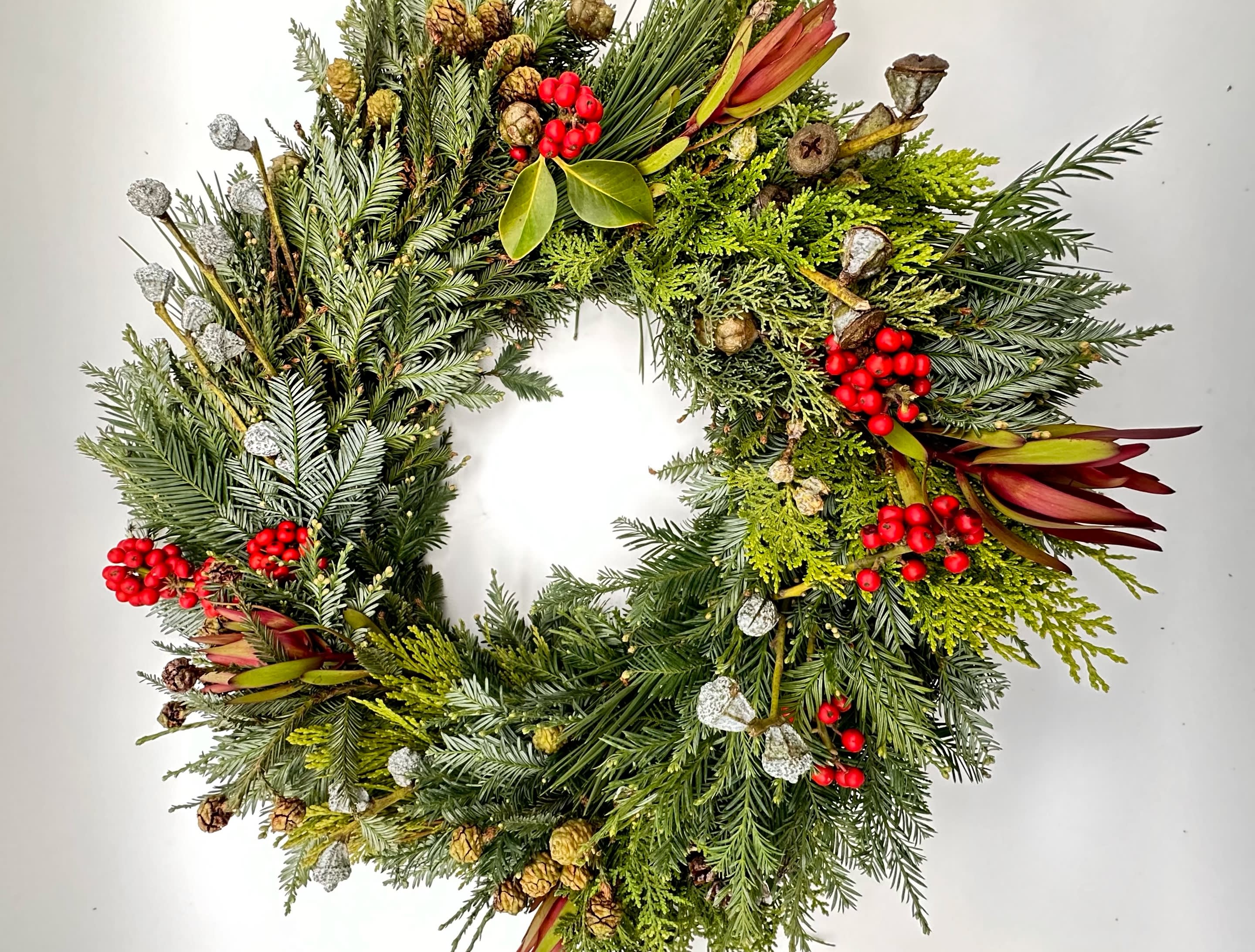 Holiday Wreath - Christmas Wreath 26"