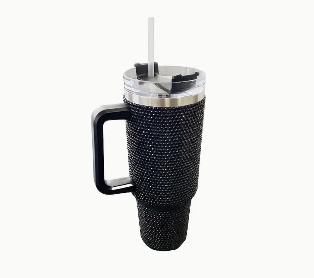 Sparkling Crystal Insulated Tumbler - 40oz - Stay hydrated in style!